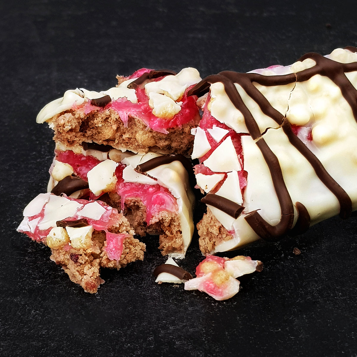 Crunchy Protein Bar (12x45g) Raspberry White Chocolate