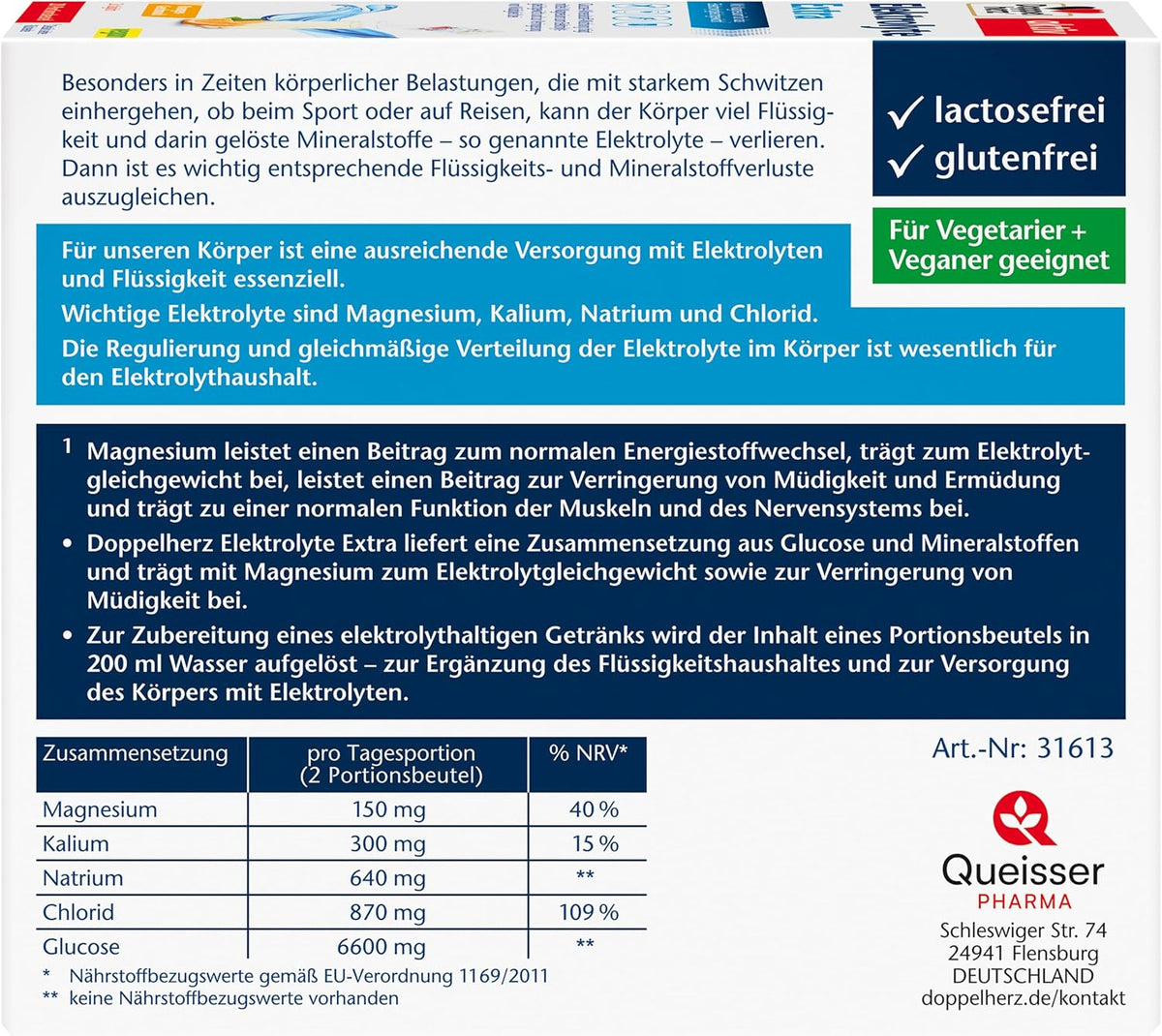 Électrolytes Extra Direct (20 sachets unidoses)