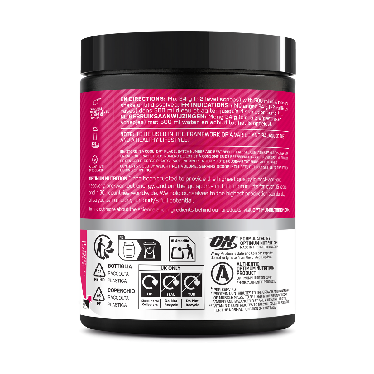 Clear Whey + Collagène (240g)