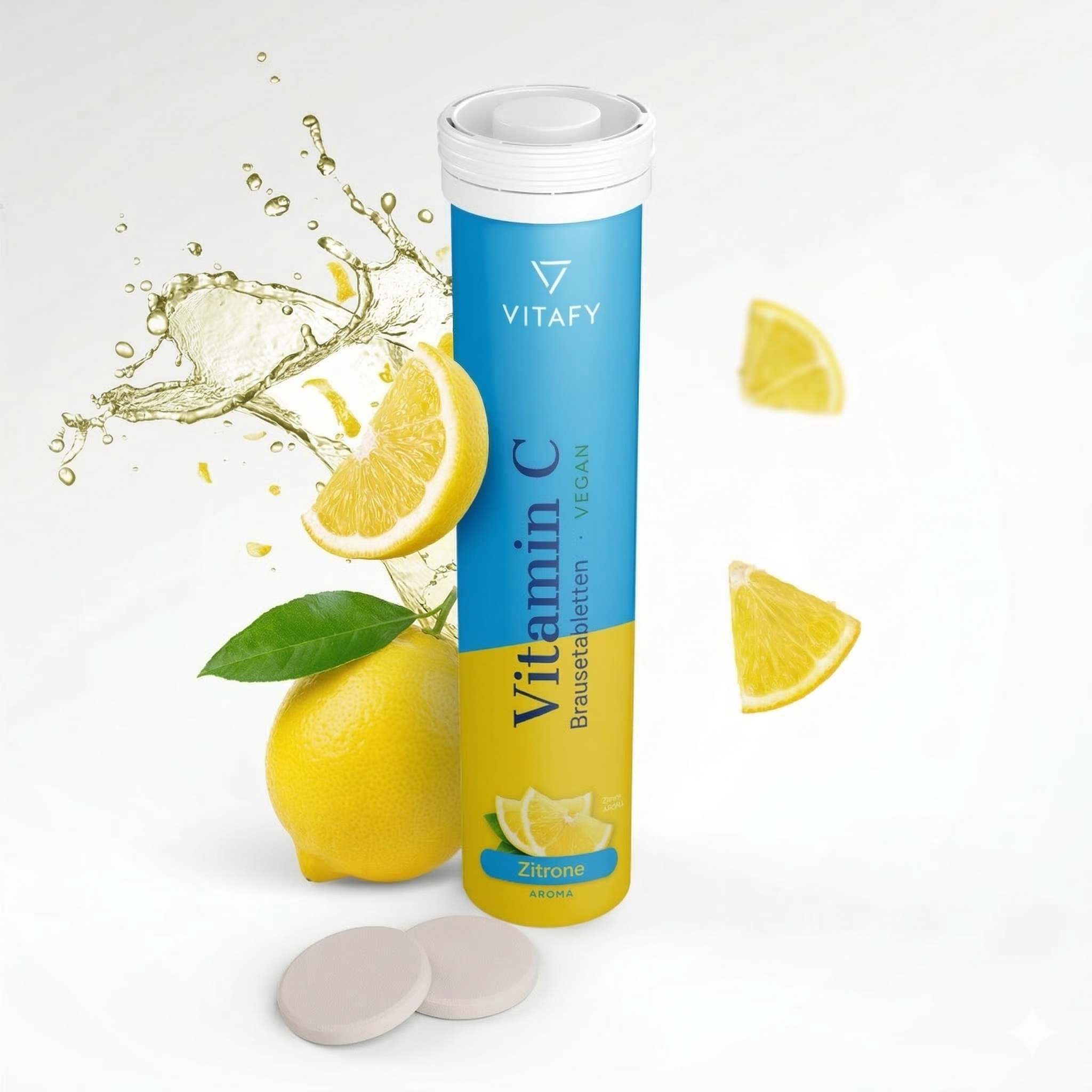 Vitamin C - Zitrone (20 Brausetabletten)
