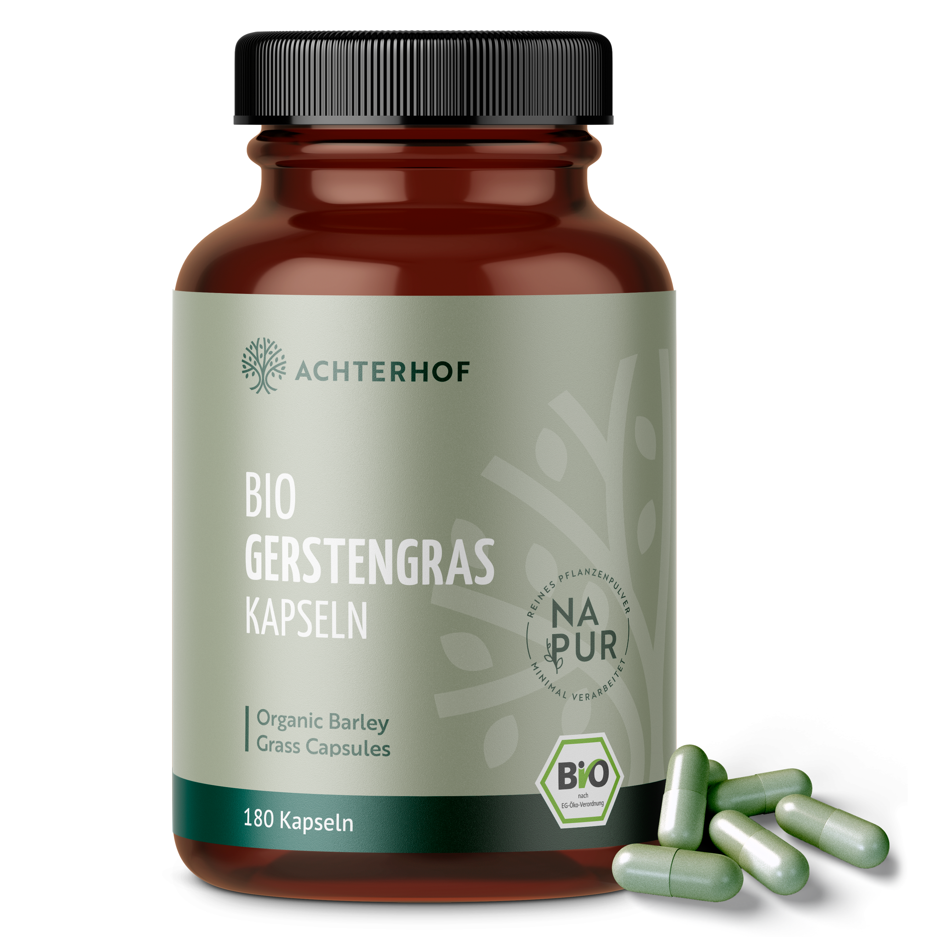 Gerstengras Kapseln Bio (180 Kapseln)