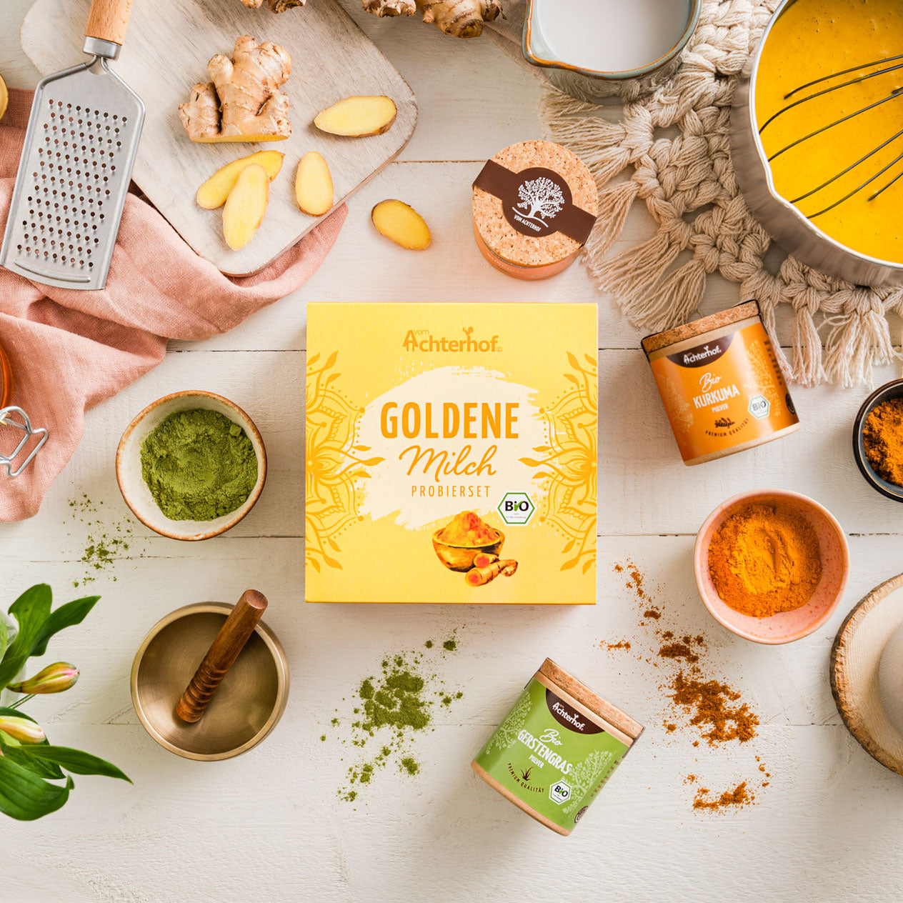 Goldene Milch Probierset Bio