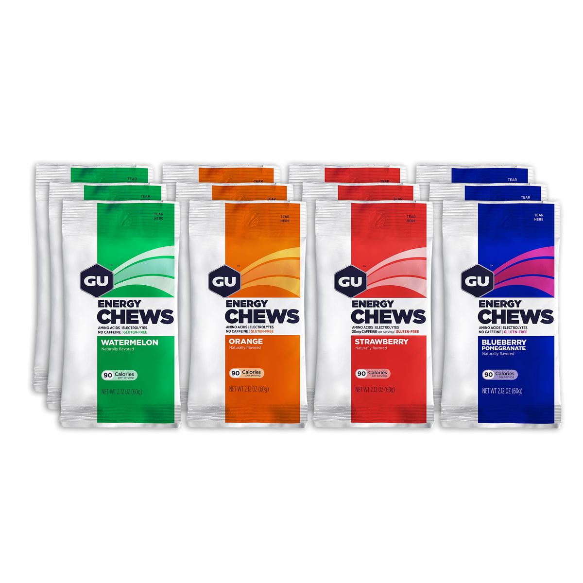 Paquet découverte Energy Chews (12x60g)
