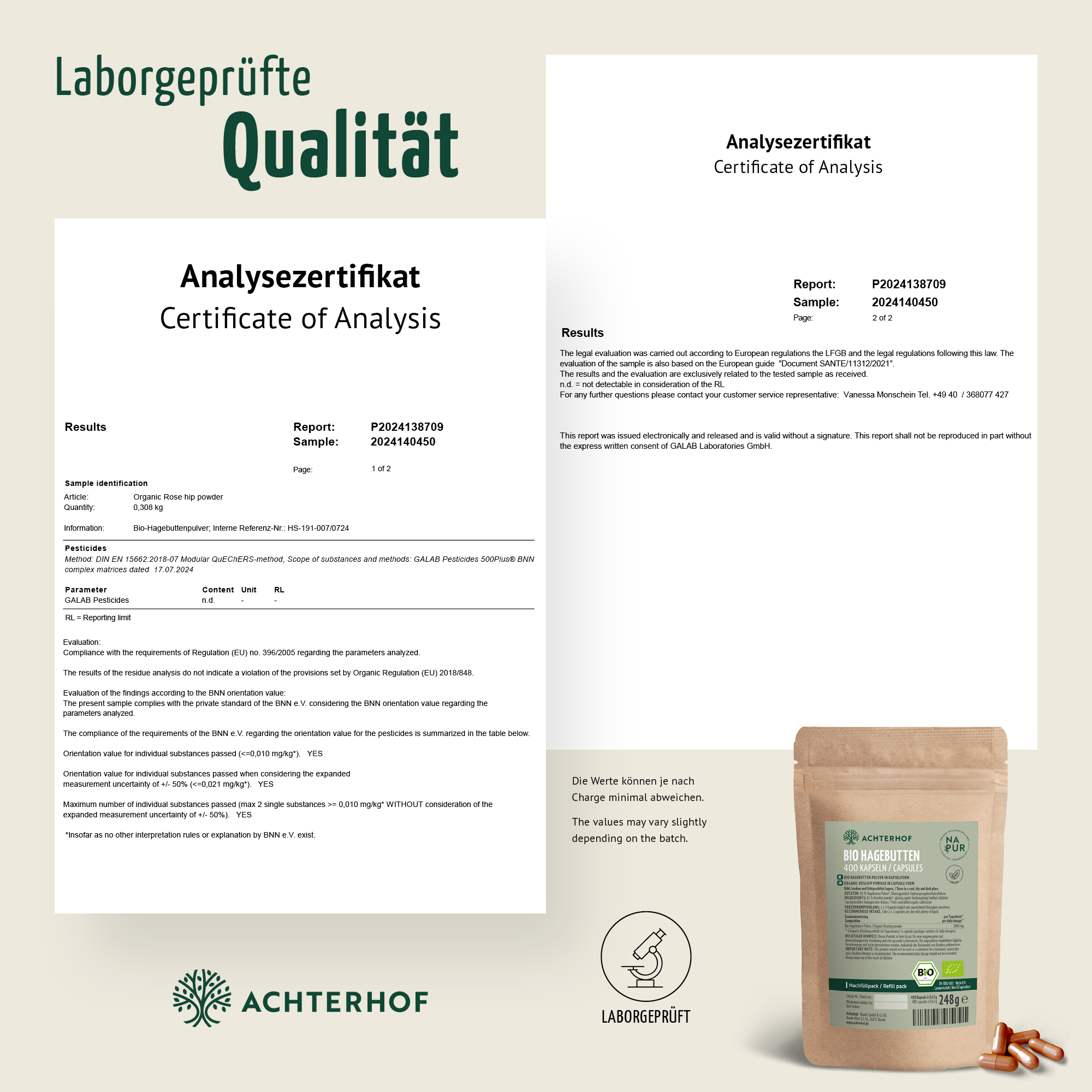 Gélules de cynorrhodon bio Recharge (400 gélules)