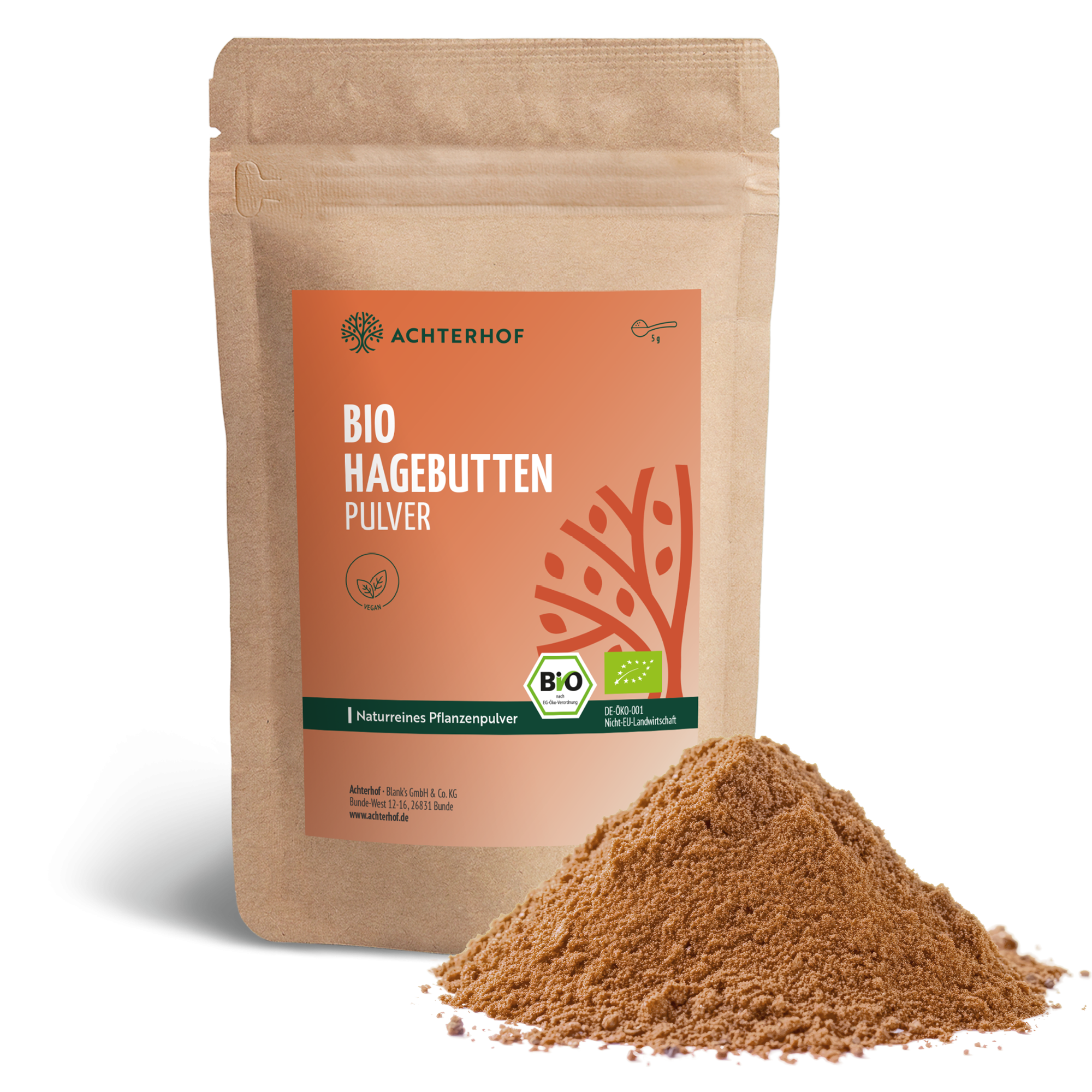 Poudre de cynorrhodon bio (500g)