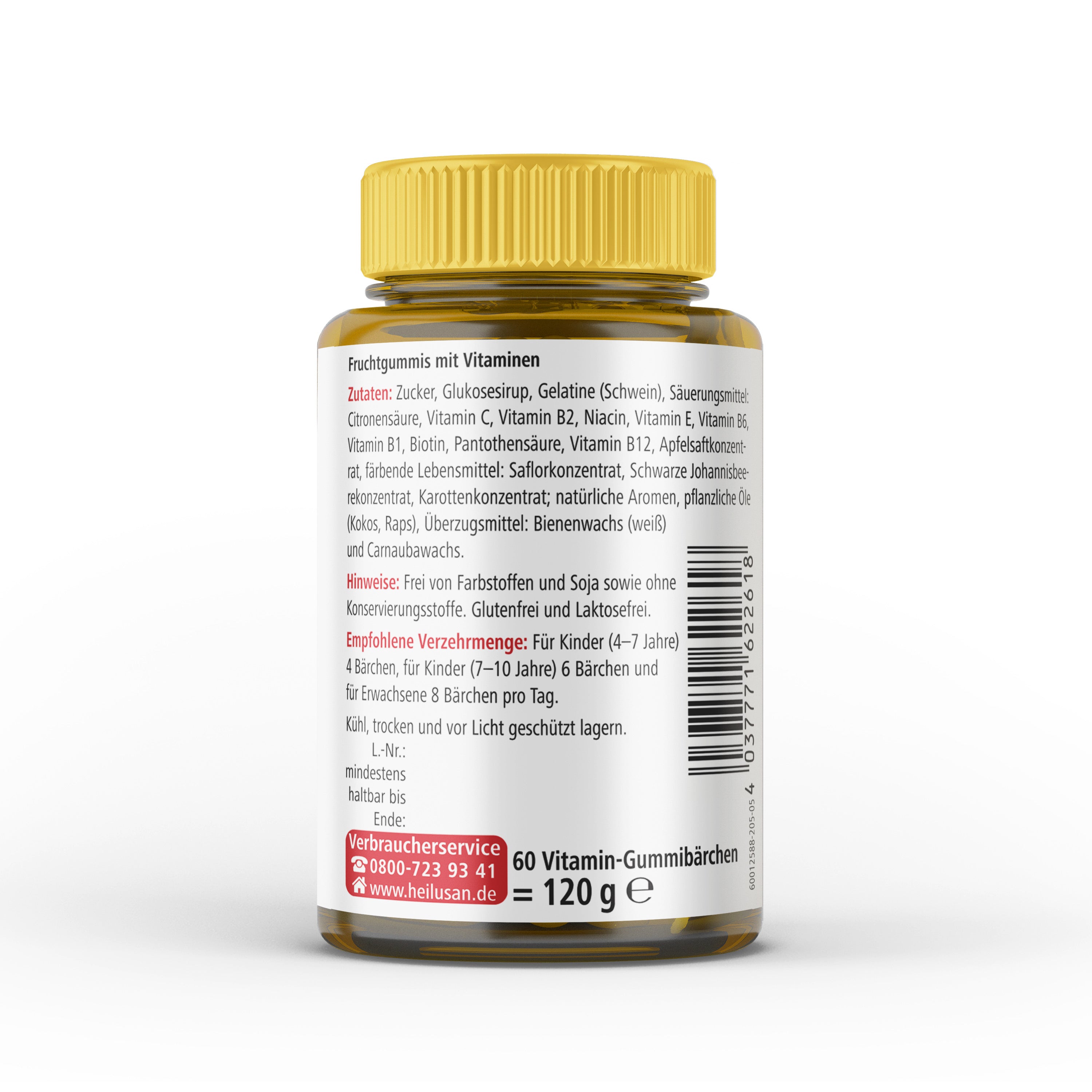 Heilusan Vitamines Gommes (60 pièces)