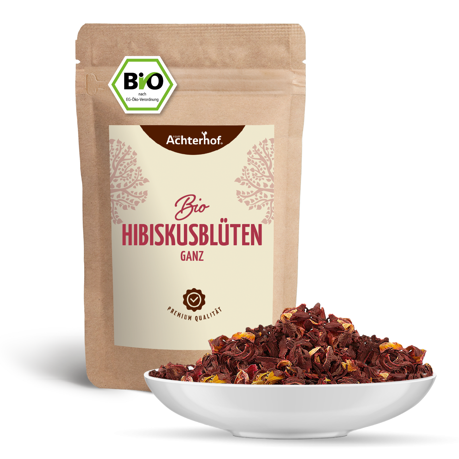 Bio Hibiskusblüten ganz (500g)