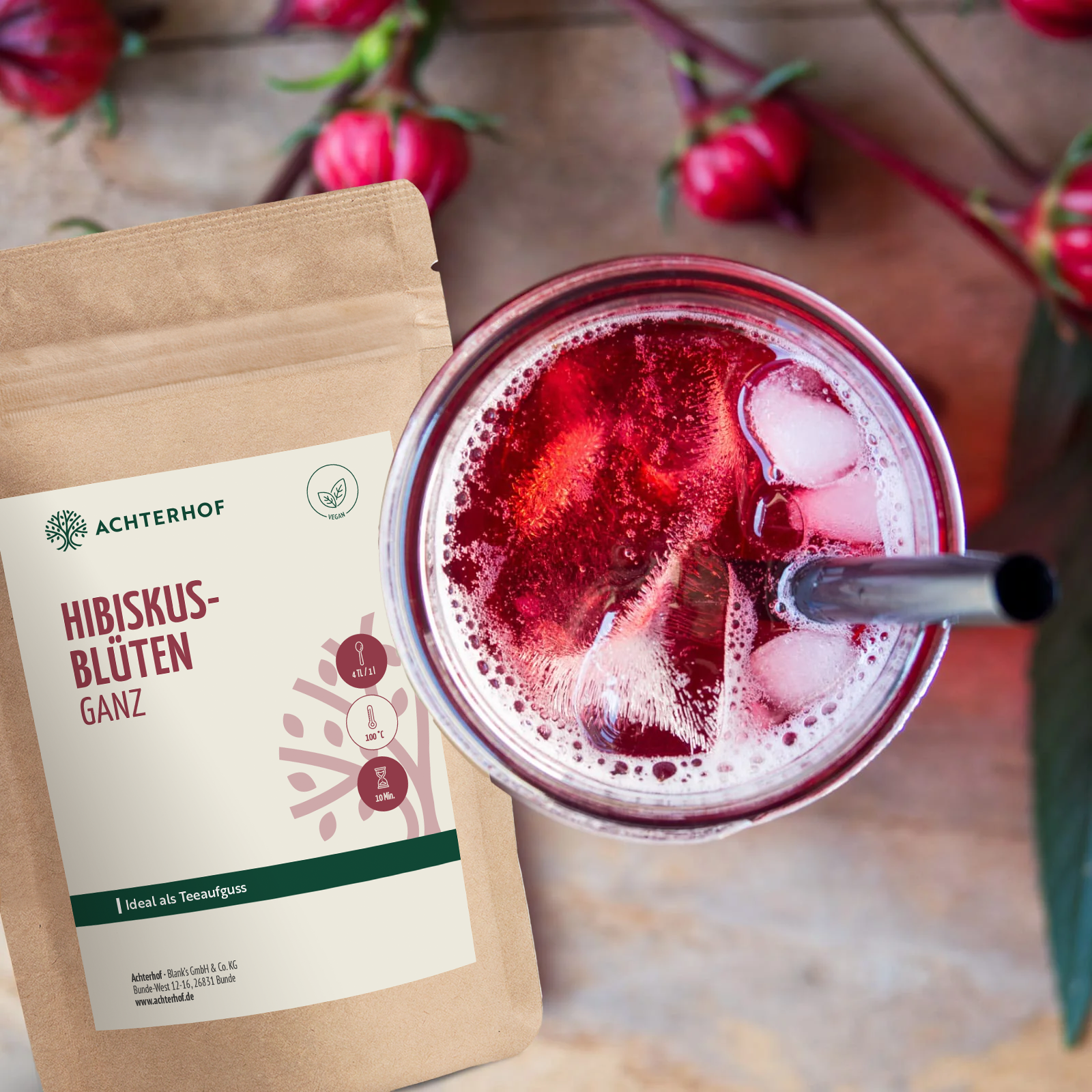 Hibiskusblüten ganz (1000g)