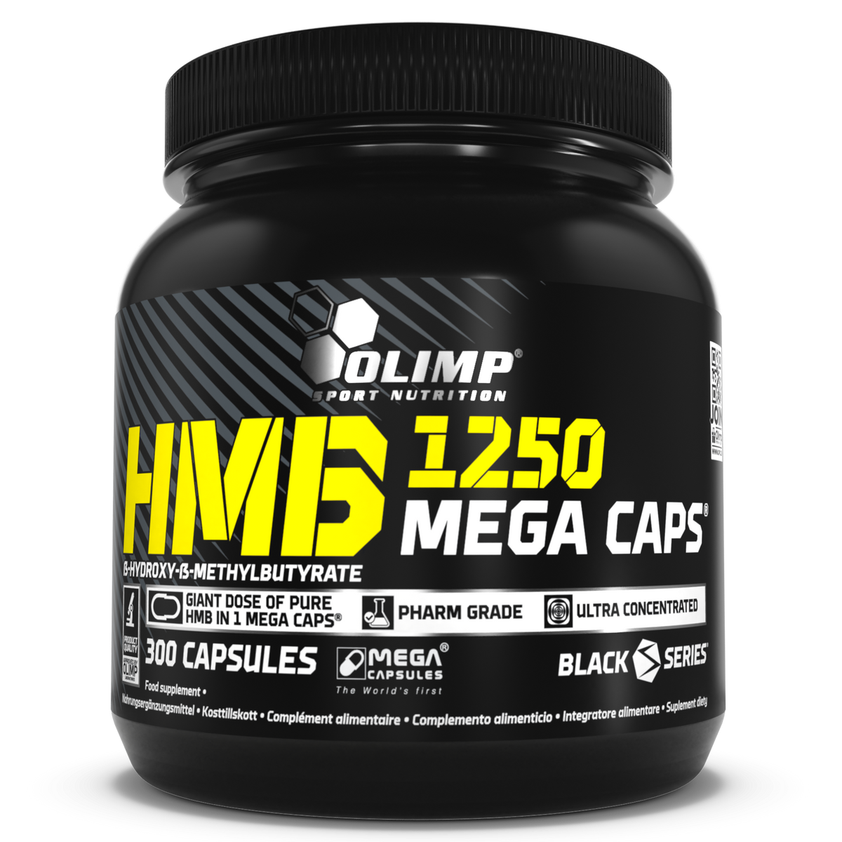 HMB Mega Gélules 1250 (300 gélules)