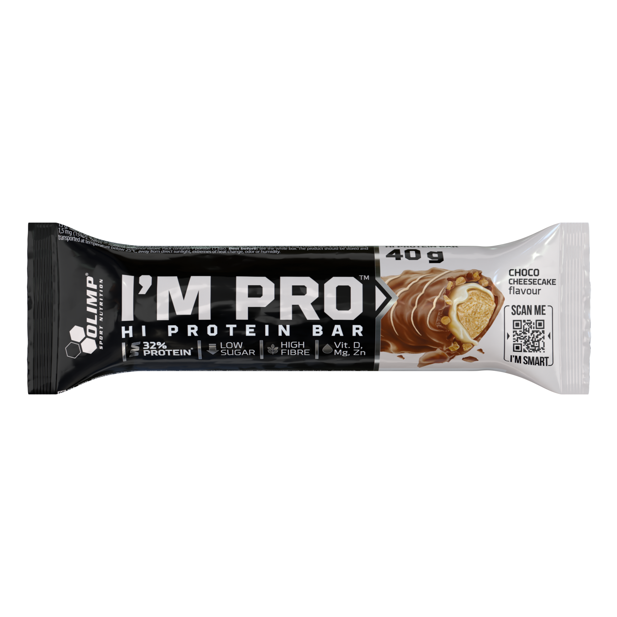 Barre protéinée I'M PRO (15x40g)