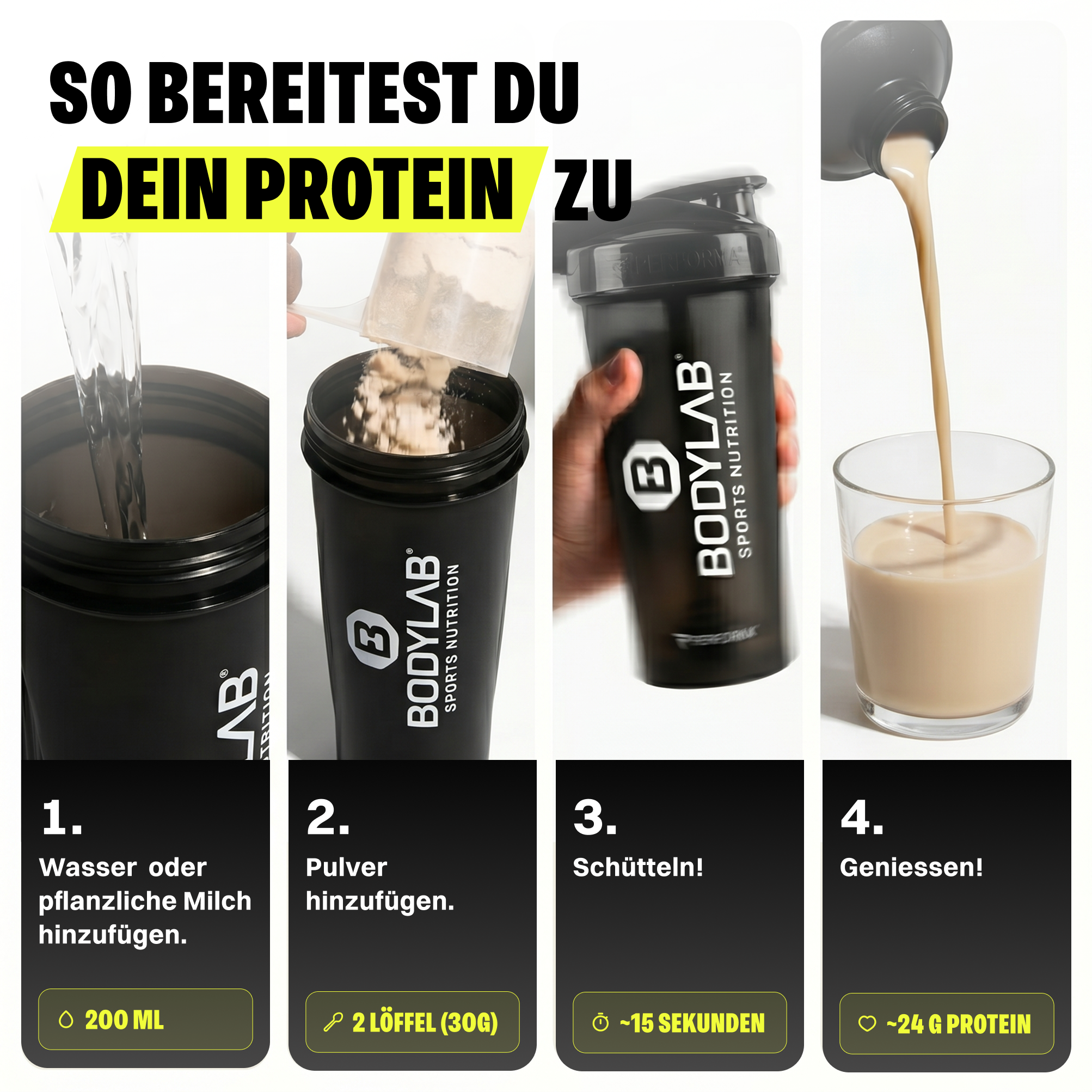 3 x Protéines Végétales (1000g)