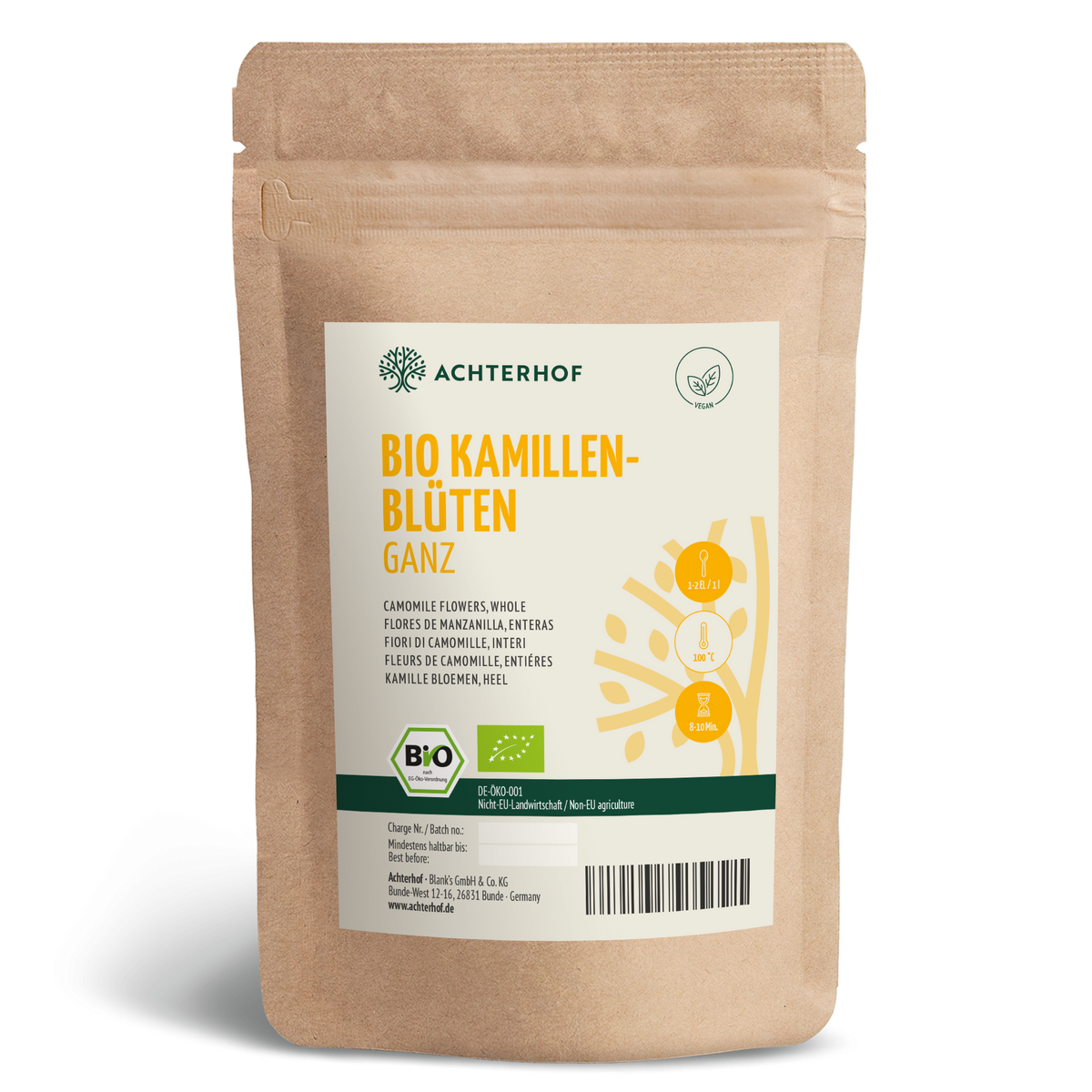 Kamillenblüten ganz Bio (500g)