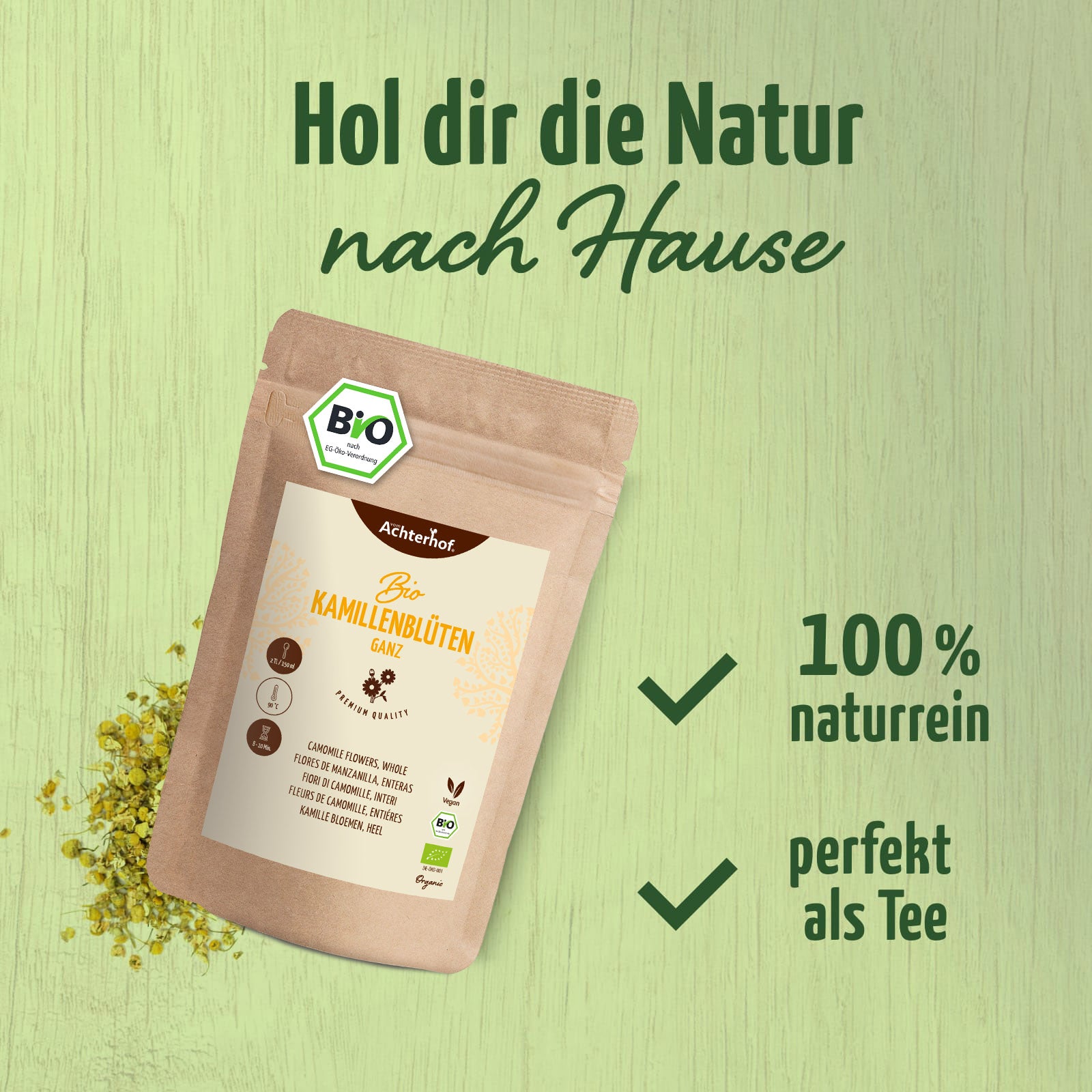 Kamillenblüten ganz Bio (250g)