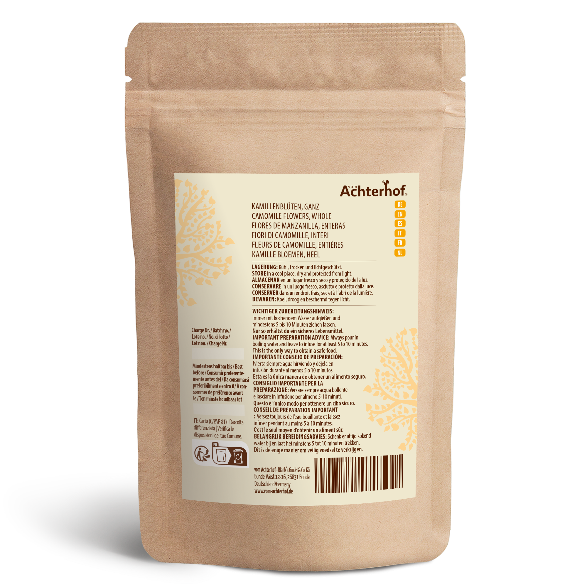 Fleurs de camomille entières (1000g)