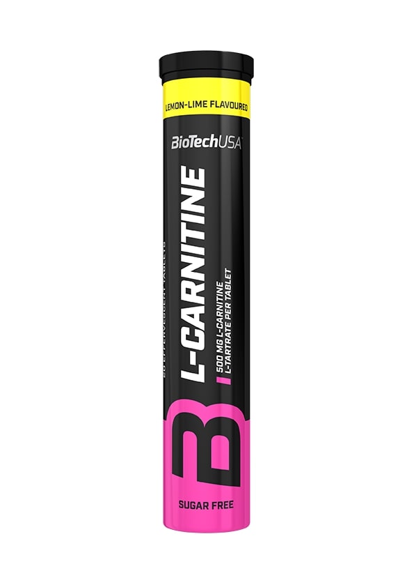 L-Carnitine Effervescente 500mg Citron-Citron vert (20 Comprimés)
