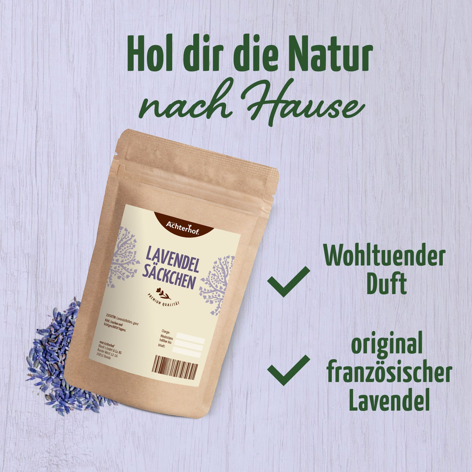 Sachets de lavande (10 pièces)
