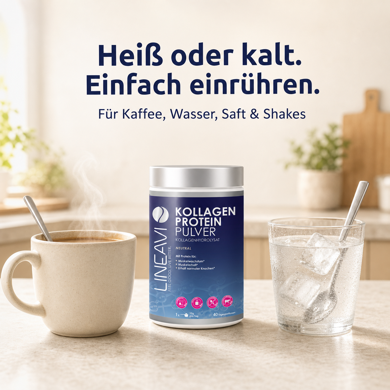 Kollagen Proteinpulver (400g) Neutral