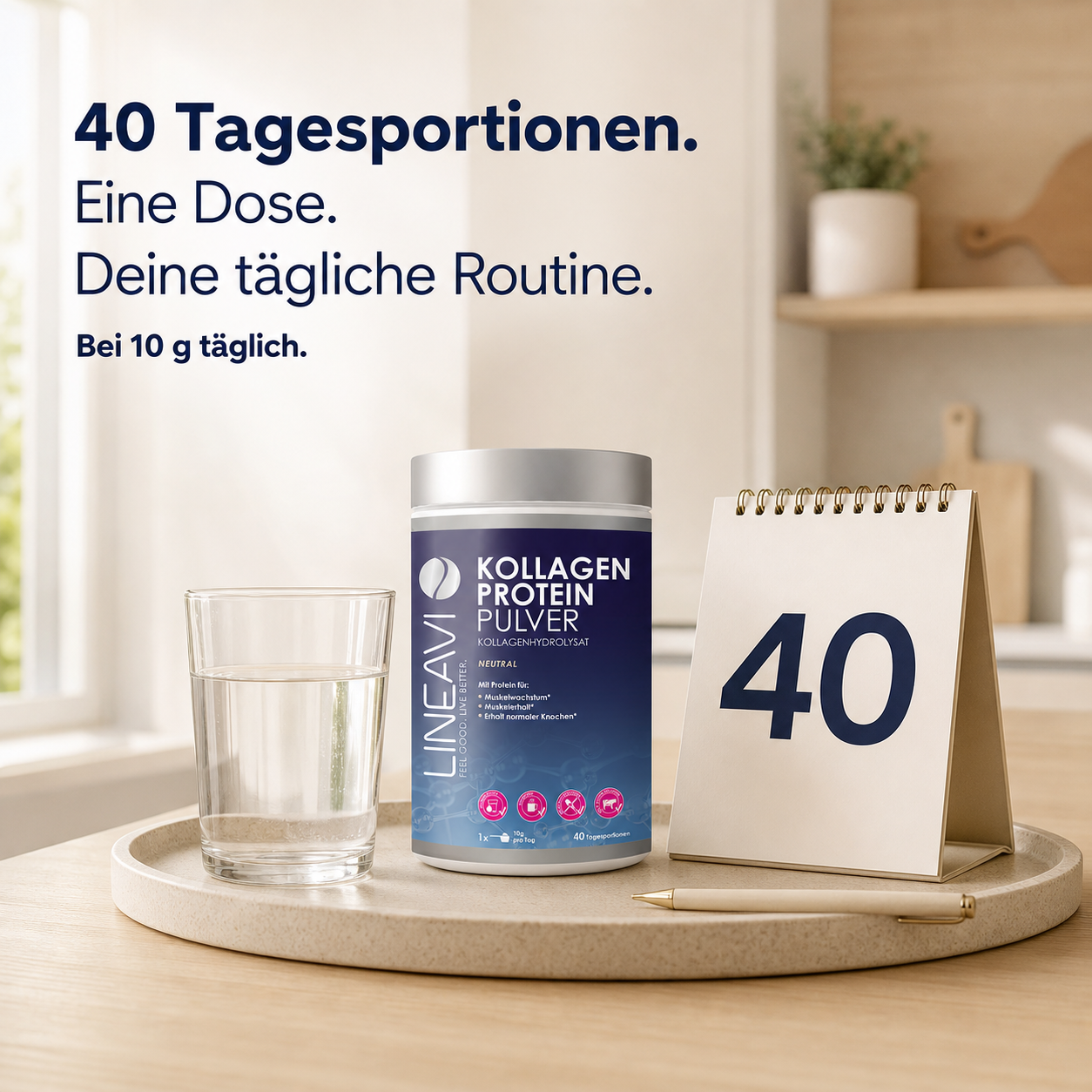 Kollagen Proteinpulver (400g) Neutral