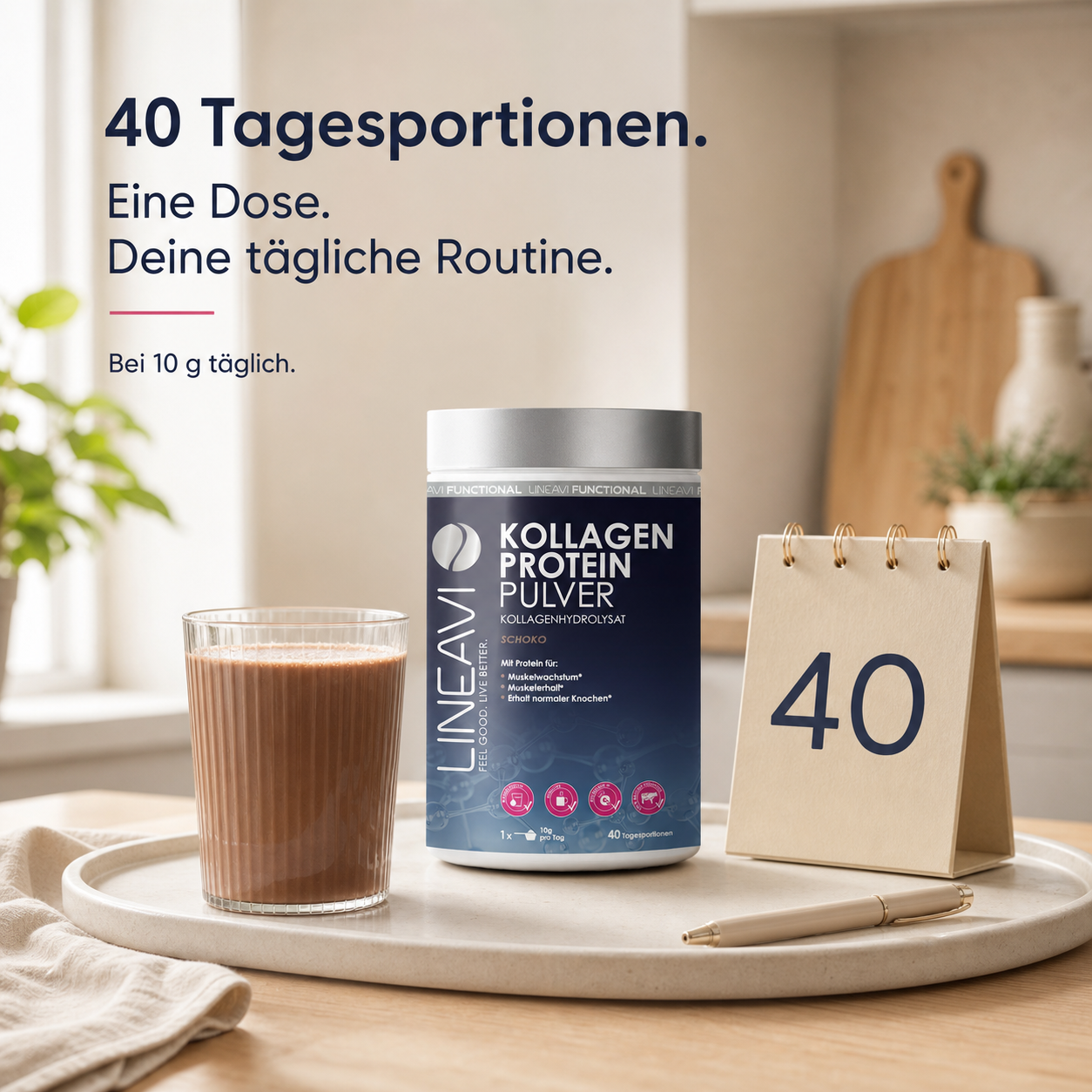 Kollagen Proteinpulver (400g) Schokolade