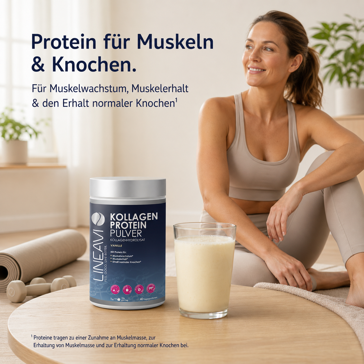 Kollagen Proteinpulver (400g) Vanille