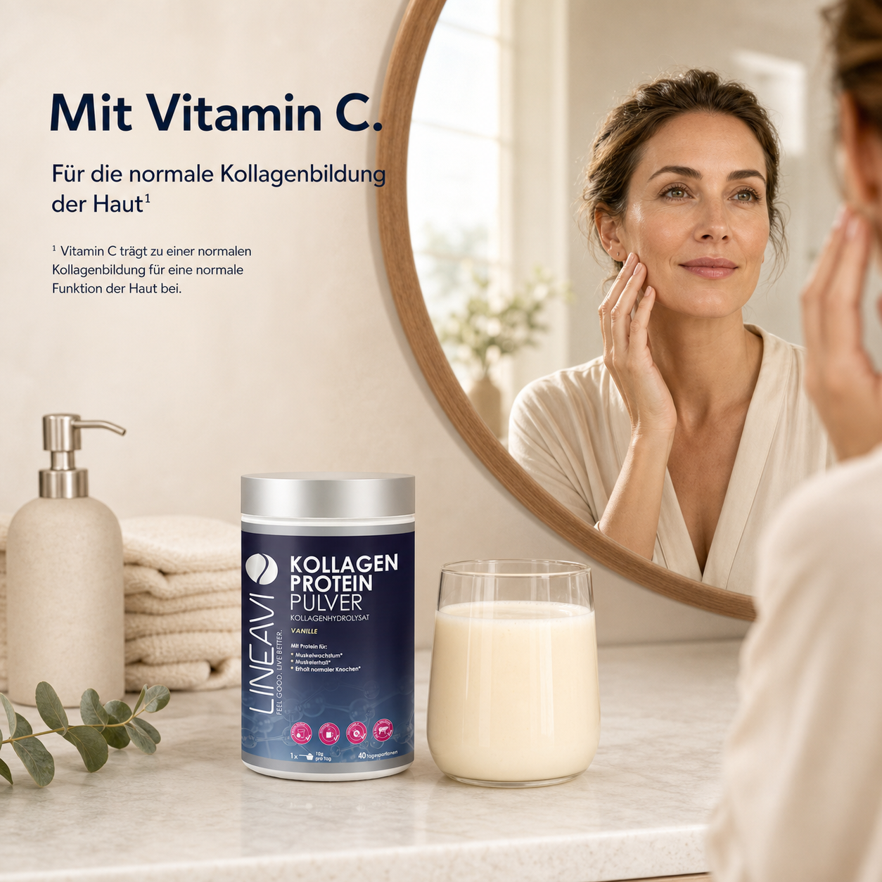 Kollagen Proteinpulver (400g) Vanille