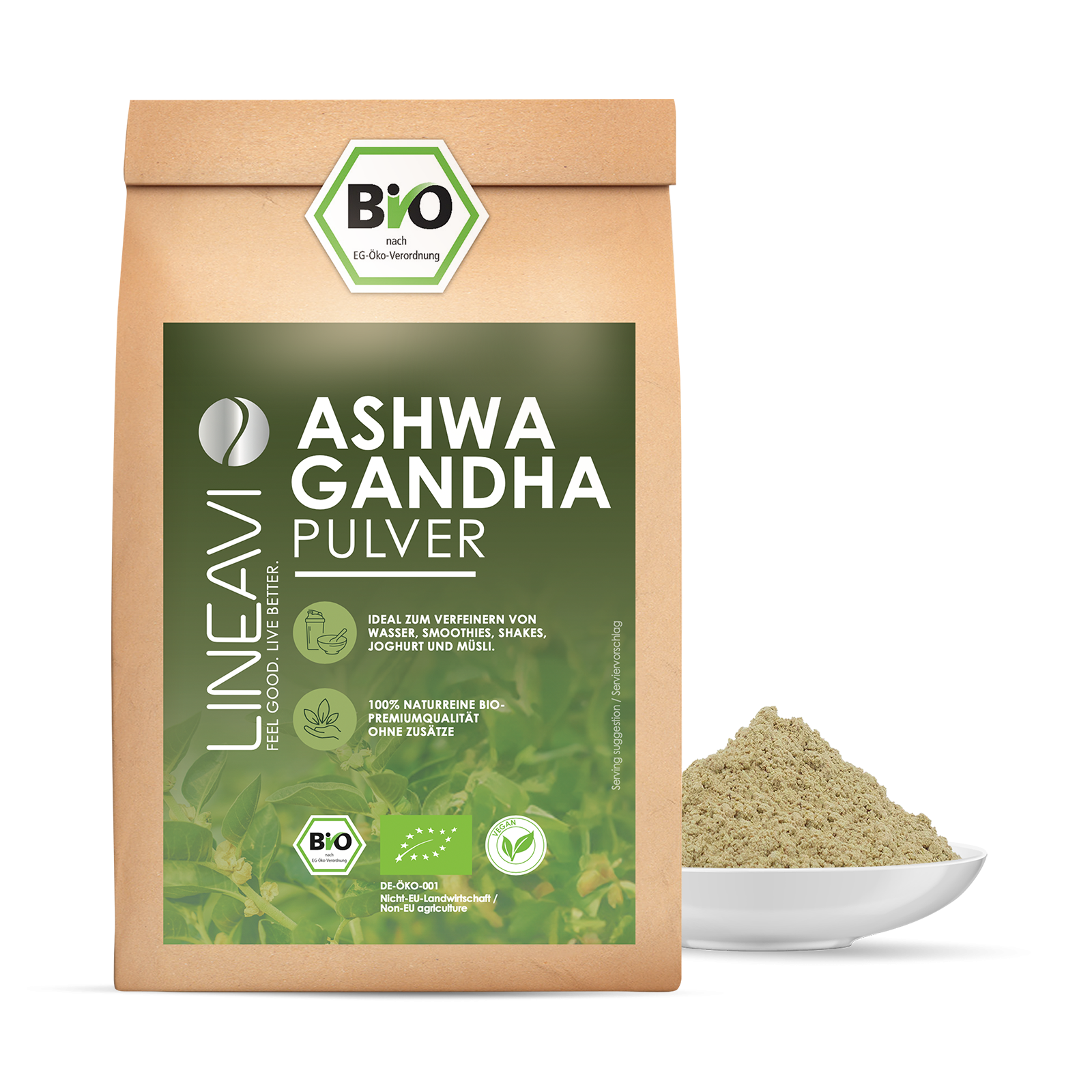 Ashwagandhapulver bio (1000g)