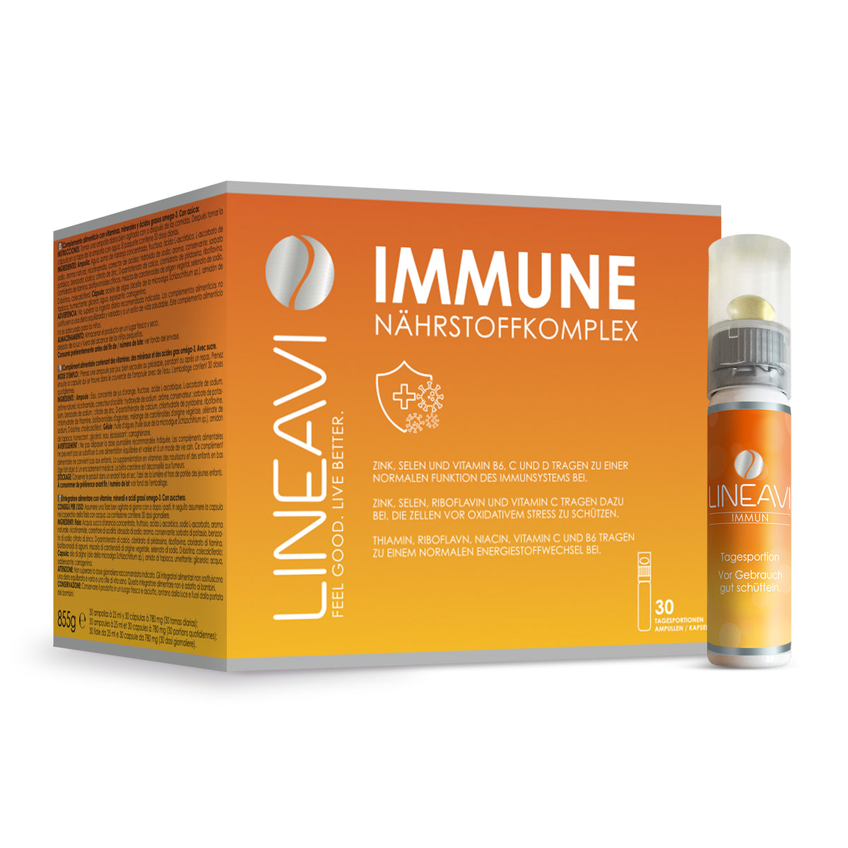 Immun (30 flacons buvables de 25ml + 30 capsules Oméga 3)