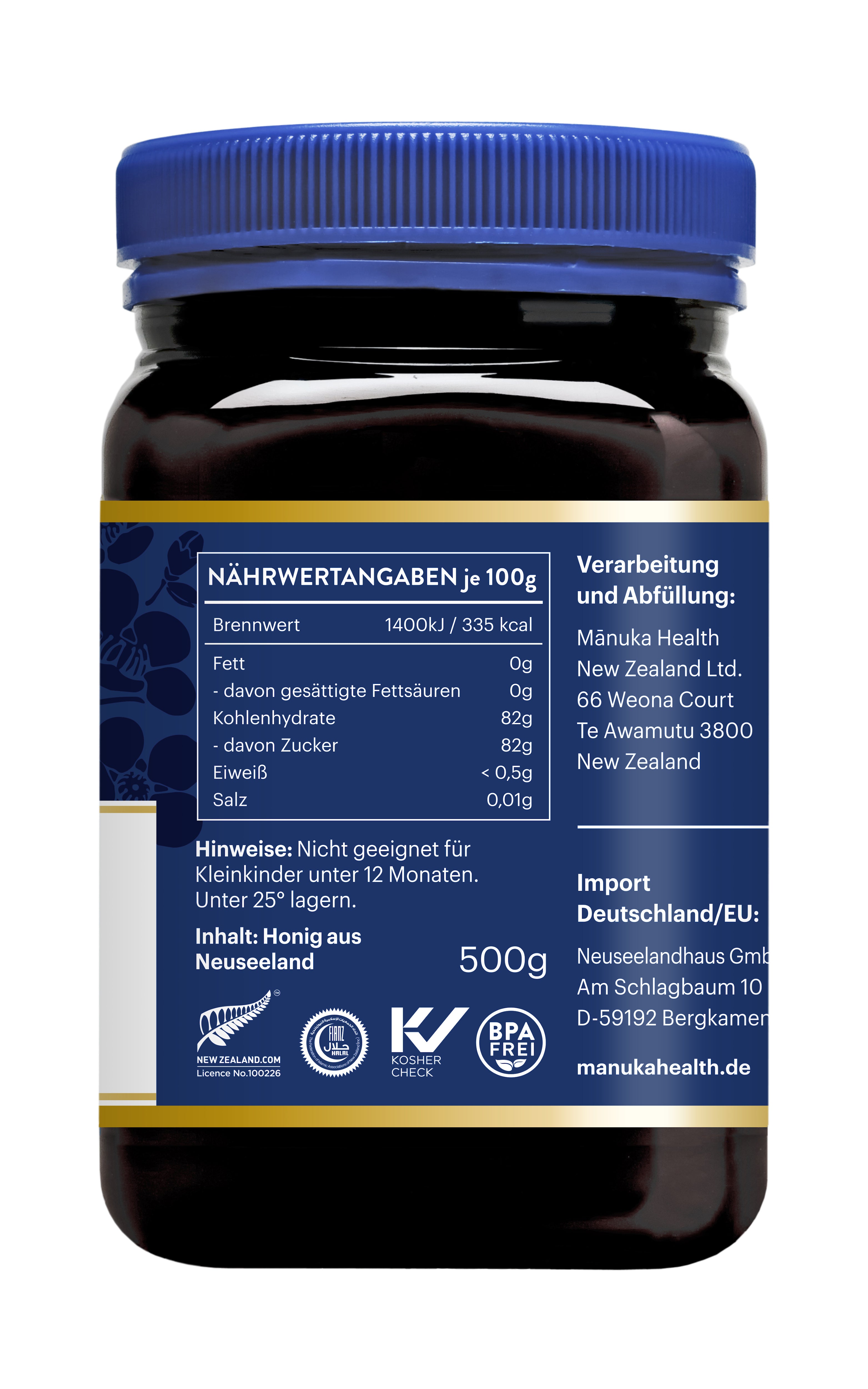 Miel de Manuka MGO 250+ (500g)