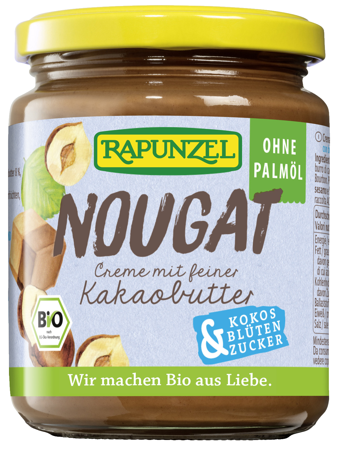 Crème de nougat au sucre de fleur de coco (250g)