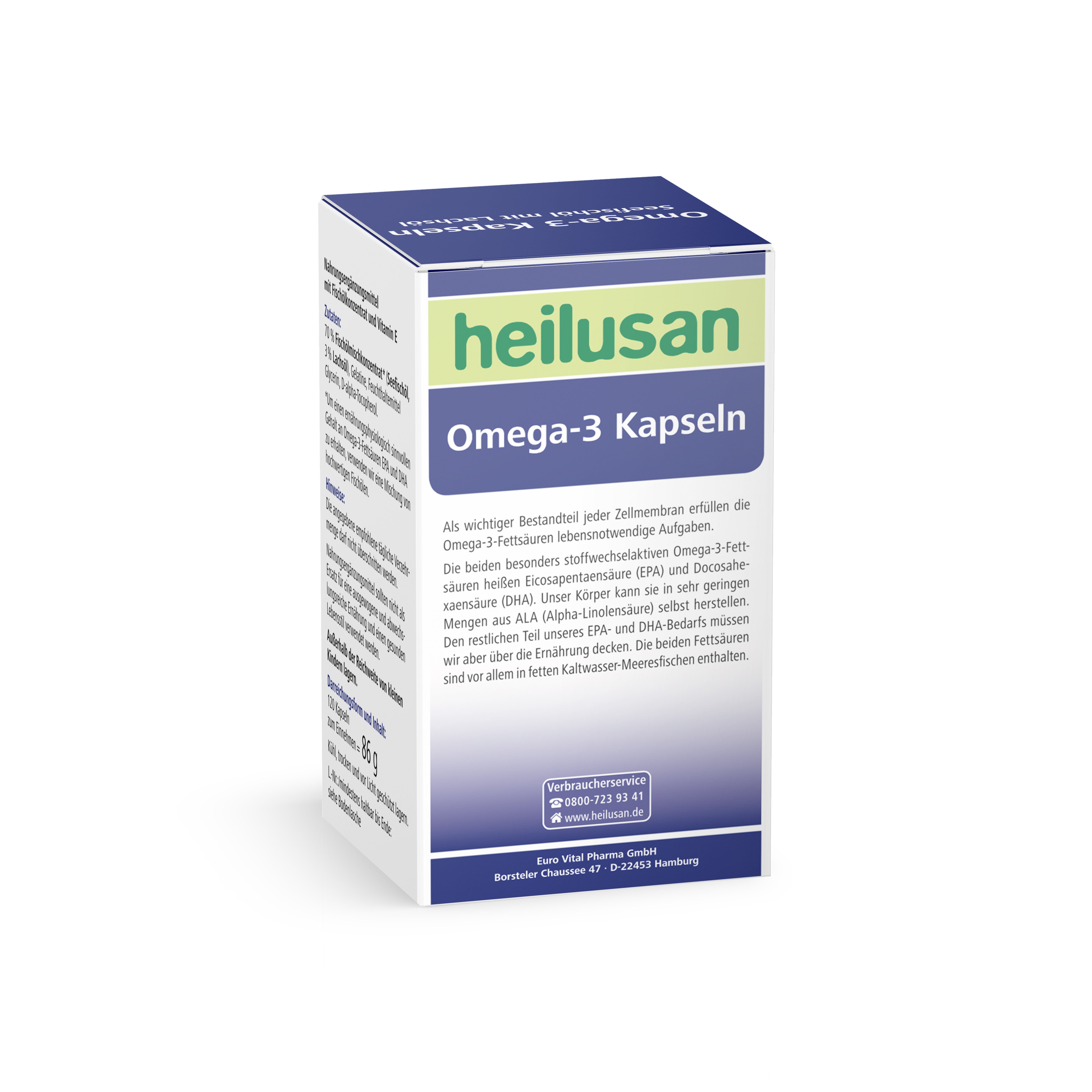 Heilusan Oméga-3 (120 gélules)