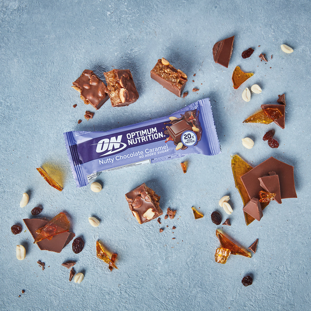 Barre protéinée chocolat-caramel aux noix (10x70g)