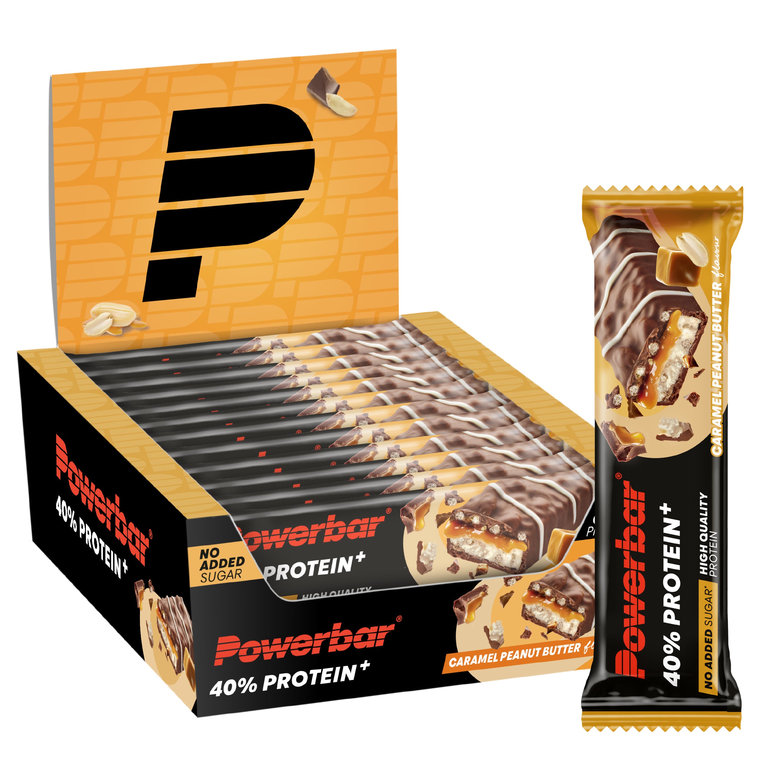 40% Protein+ Crisp (12x40g) Caramel Peanut Butter