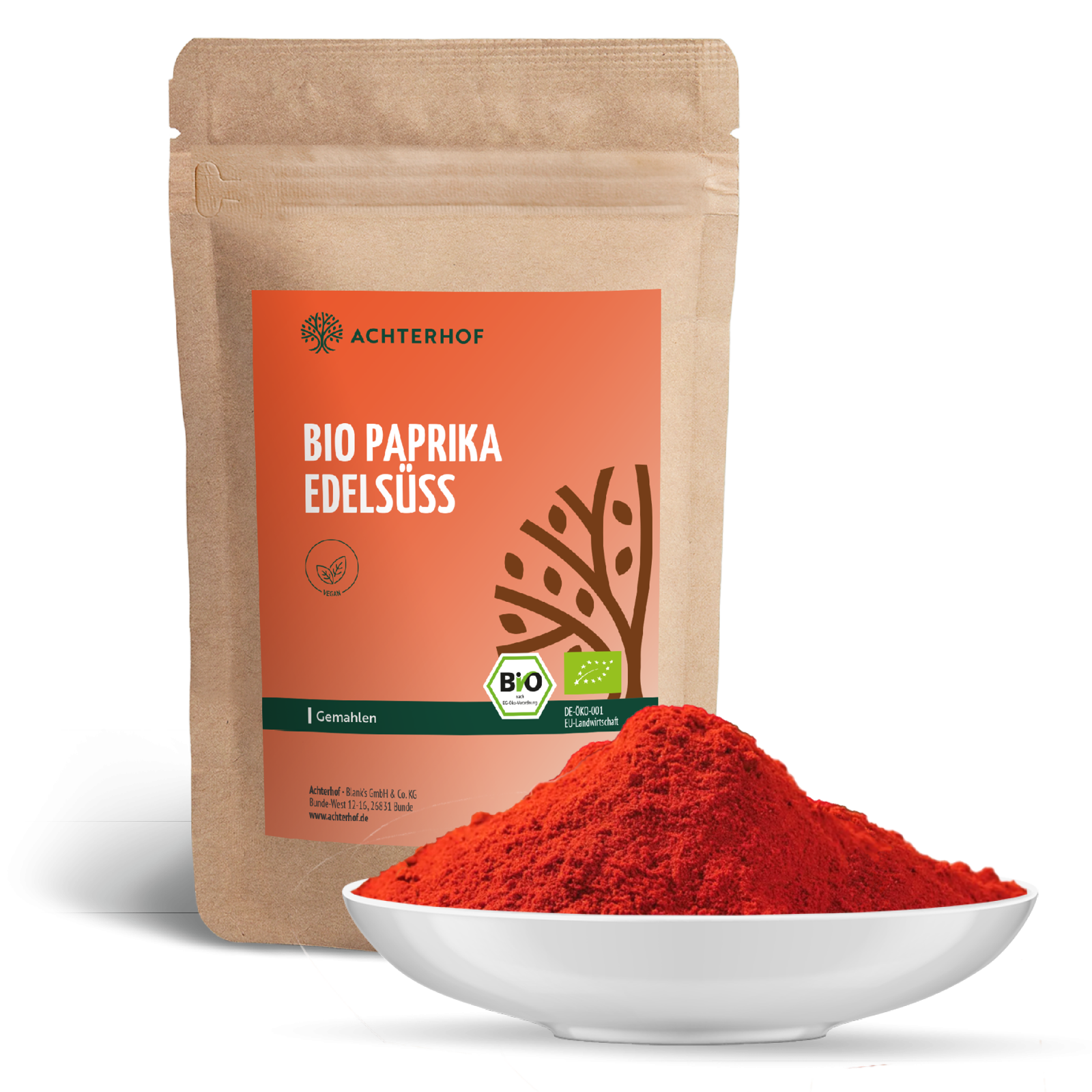 Paprika doux moulu bio (1000g)