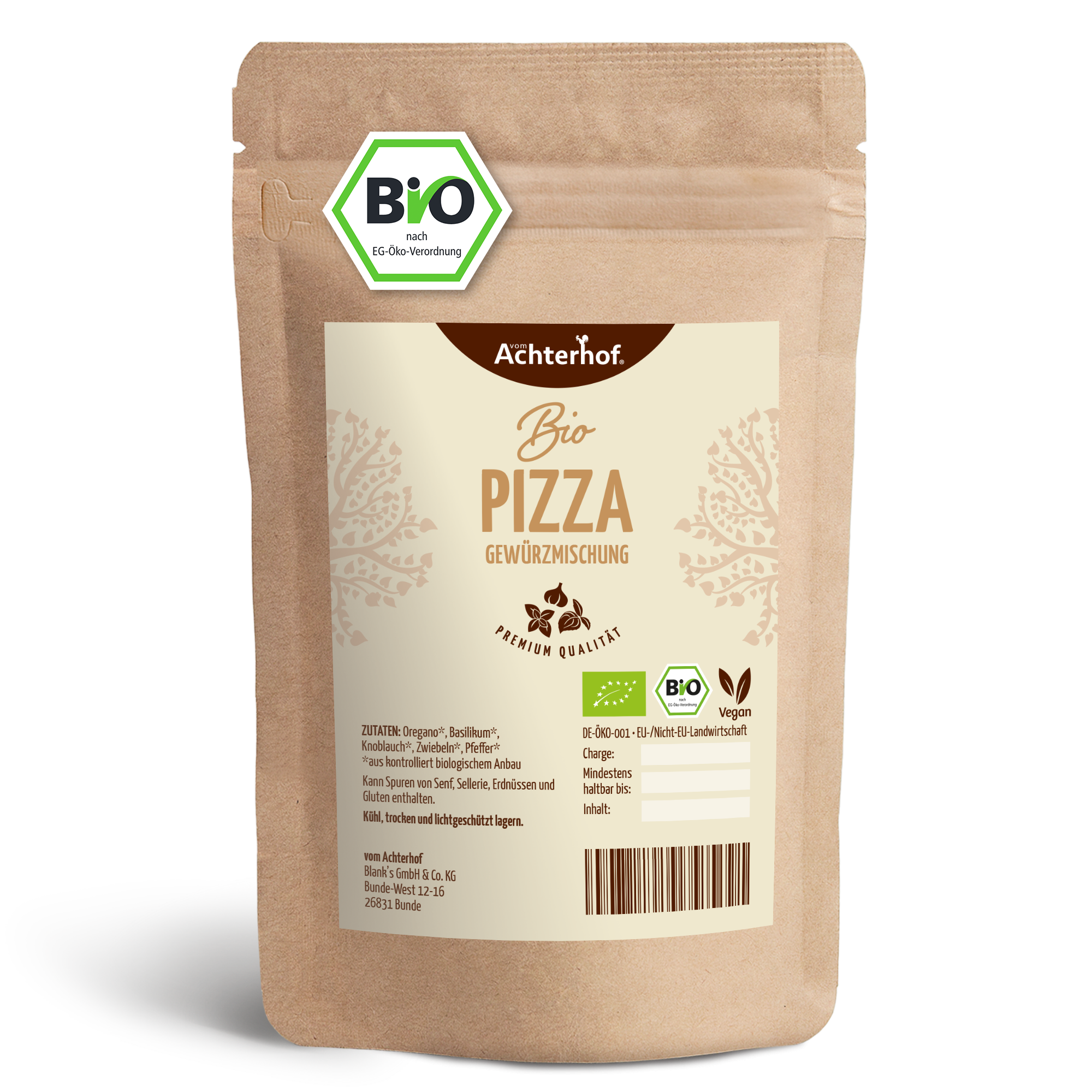 Pizza Gewürzmischung Bio (100g)
