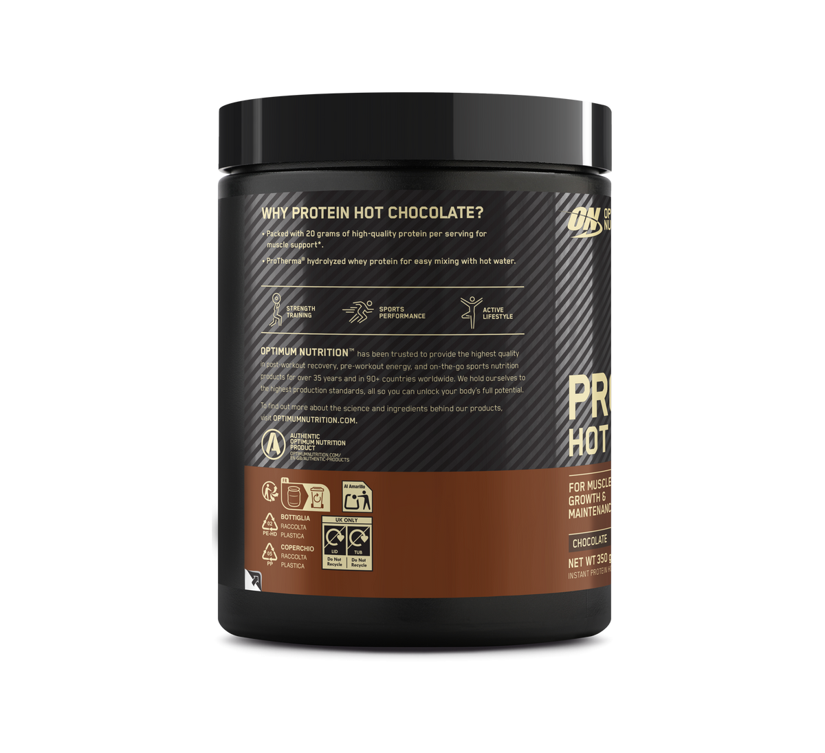 Chocolat chaud protéiné (350g)
