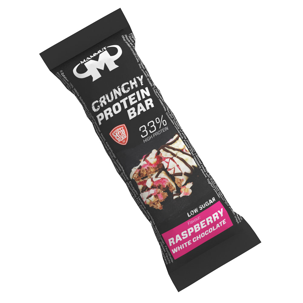 Crunchy Protein Bar (12x45g) Raspberry White Chocolate