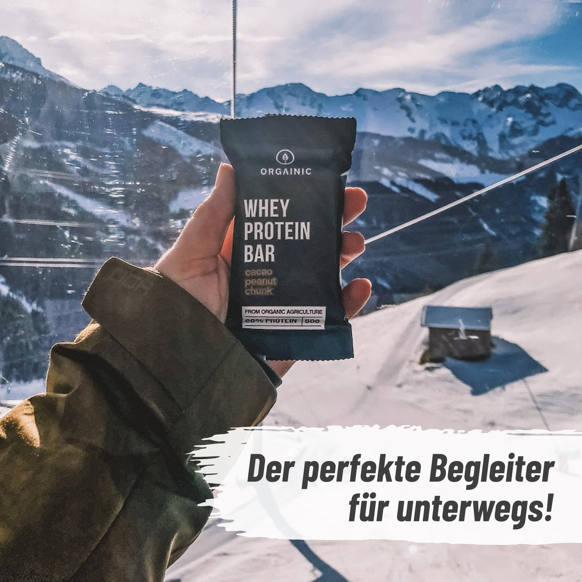 Barres protéinées bio énergie cacao arachide (12x50g)