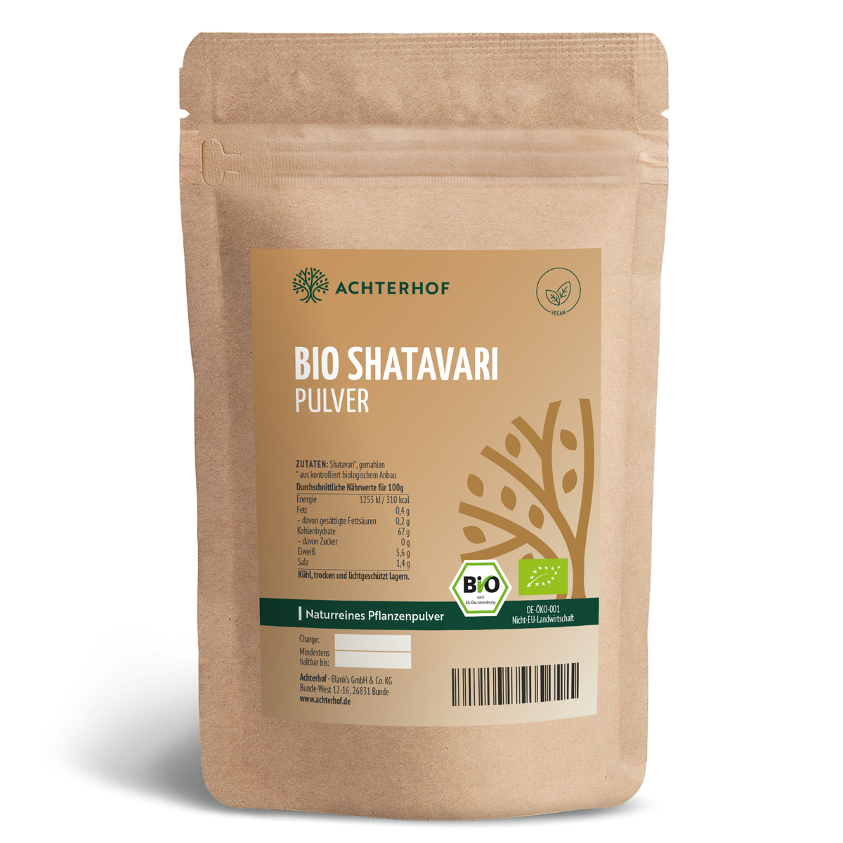 Shatavari Pulver Bio (500g)