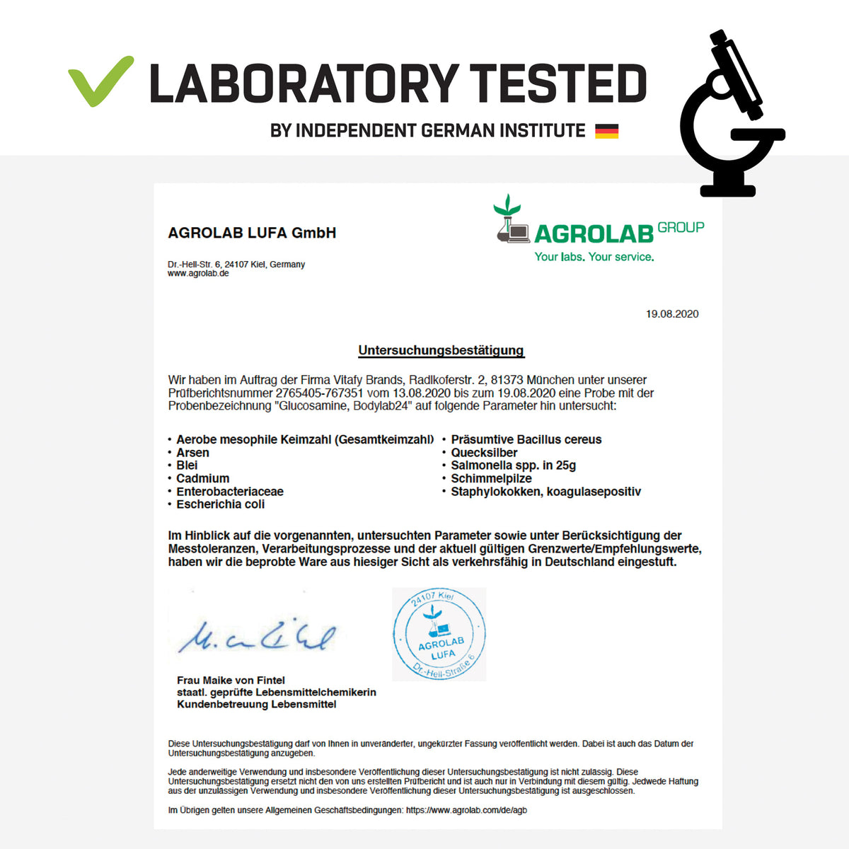 Glucosamine (120 comprimés)