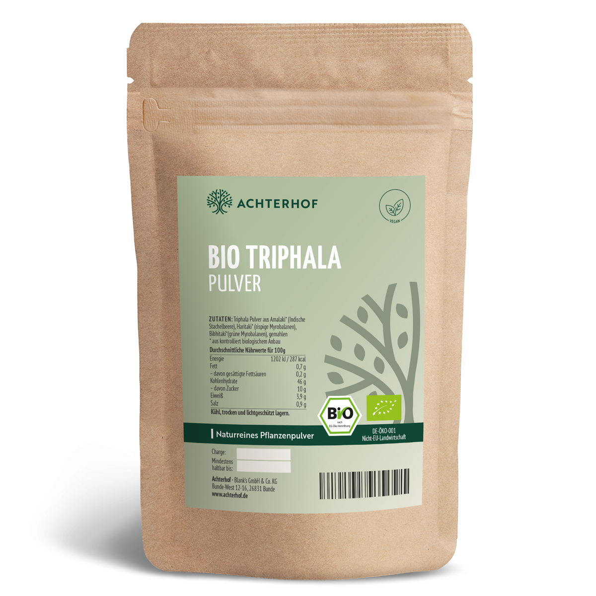 Triphala Pulver Bio (500g)