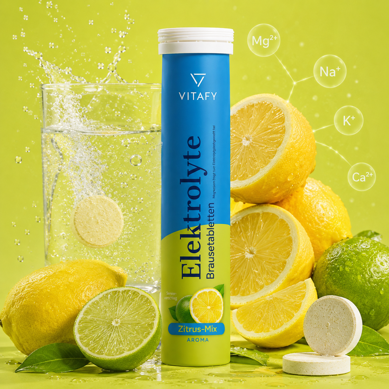 Électrolytes - Mélange Agrumes (20 comprimés effervescents) - Lot de 6