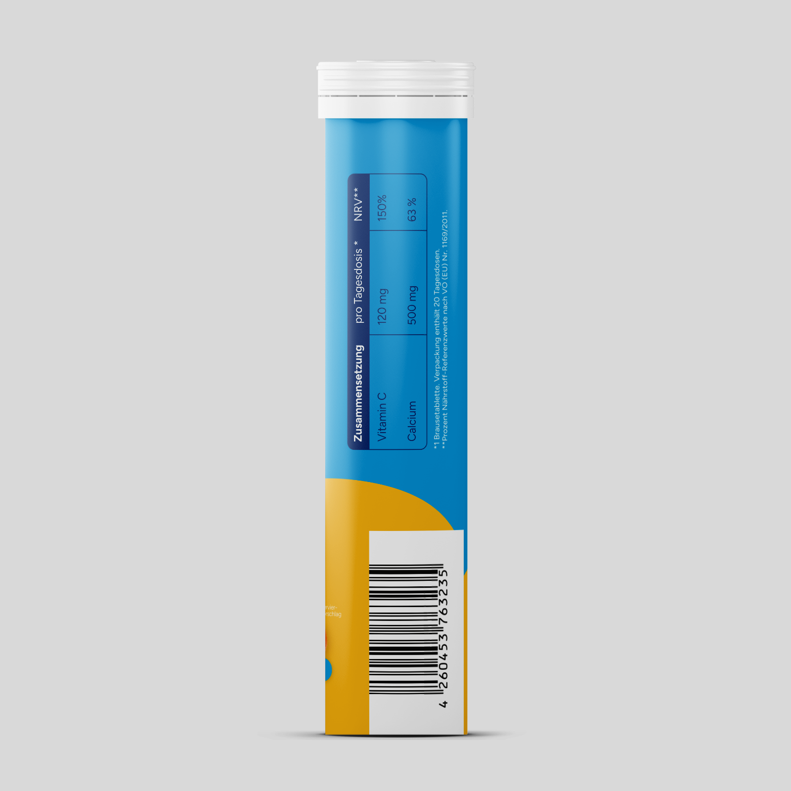 Calcium + Vitamine C - Orange (20 comprimés effervescents)