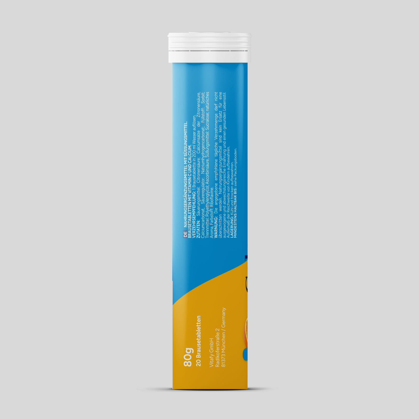 Calcium + Vitamine C - Orange (20 comprimés effervescents)