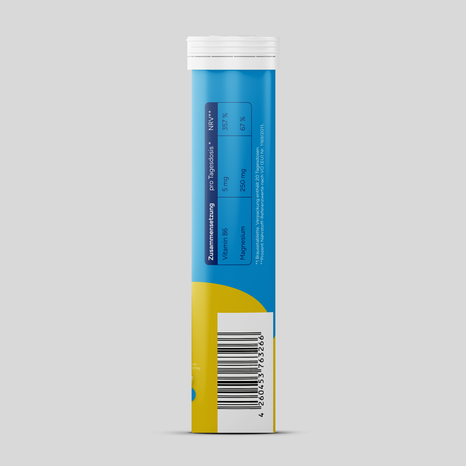 Magnésium + Vitamine B6 - Citron (20 comprimés effervescents)