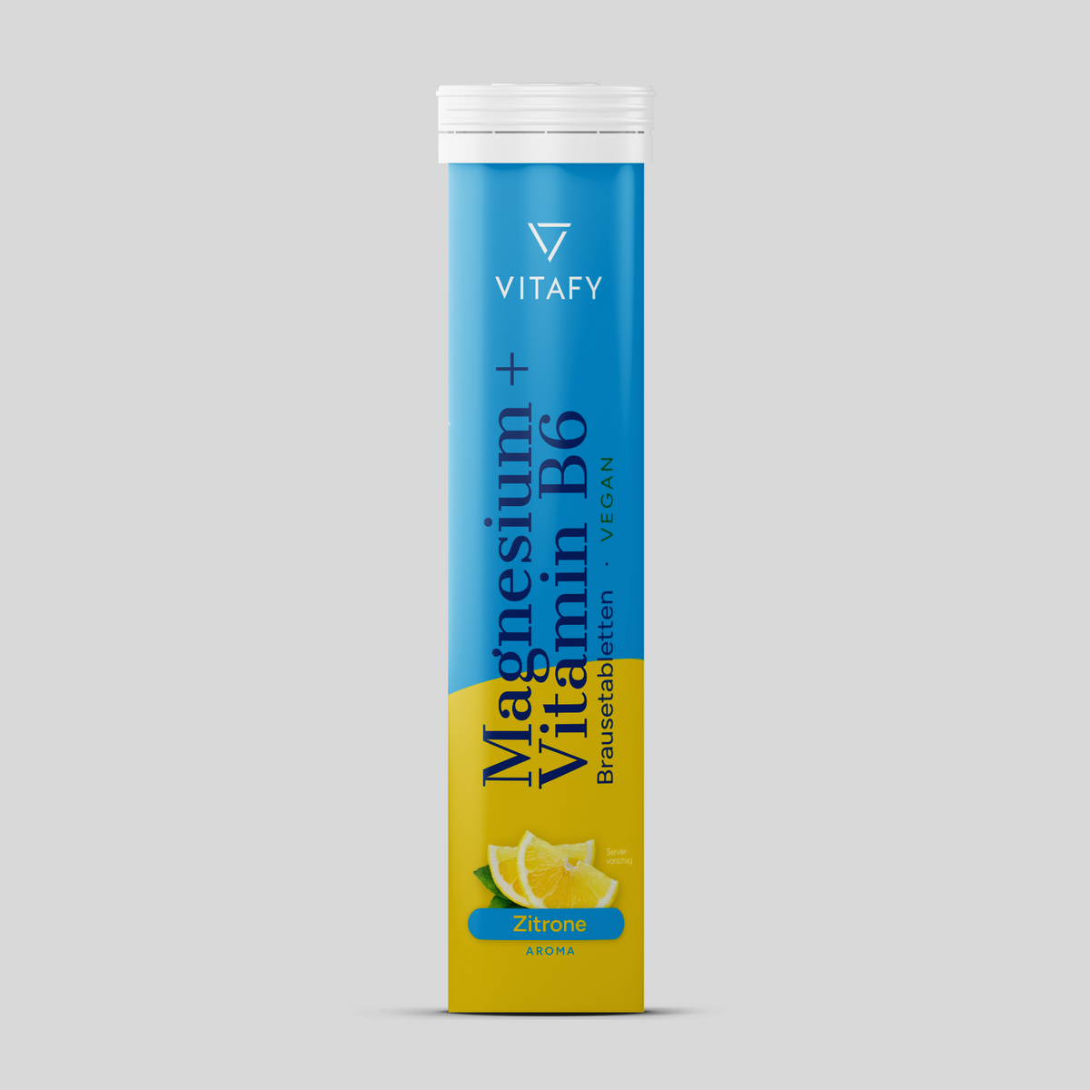 Magnesium + Vitamin B6 - Zitrone (20 Brausetabletten) - 6er Pack