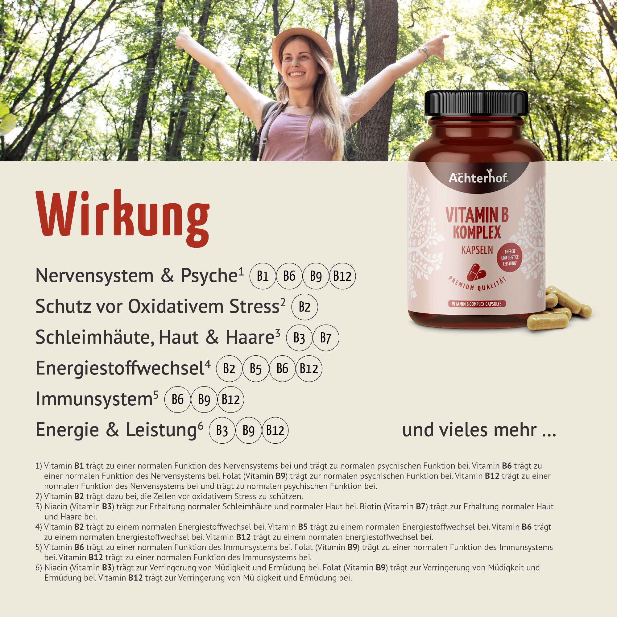 Vitamin B Komplex (150 Kapseln)