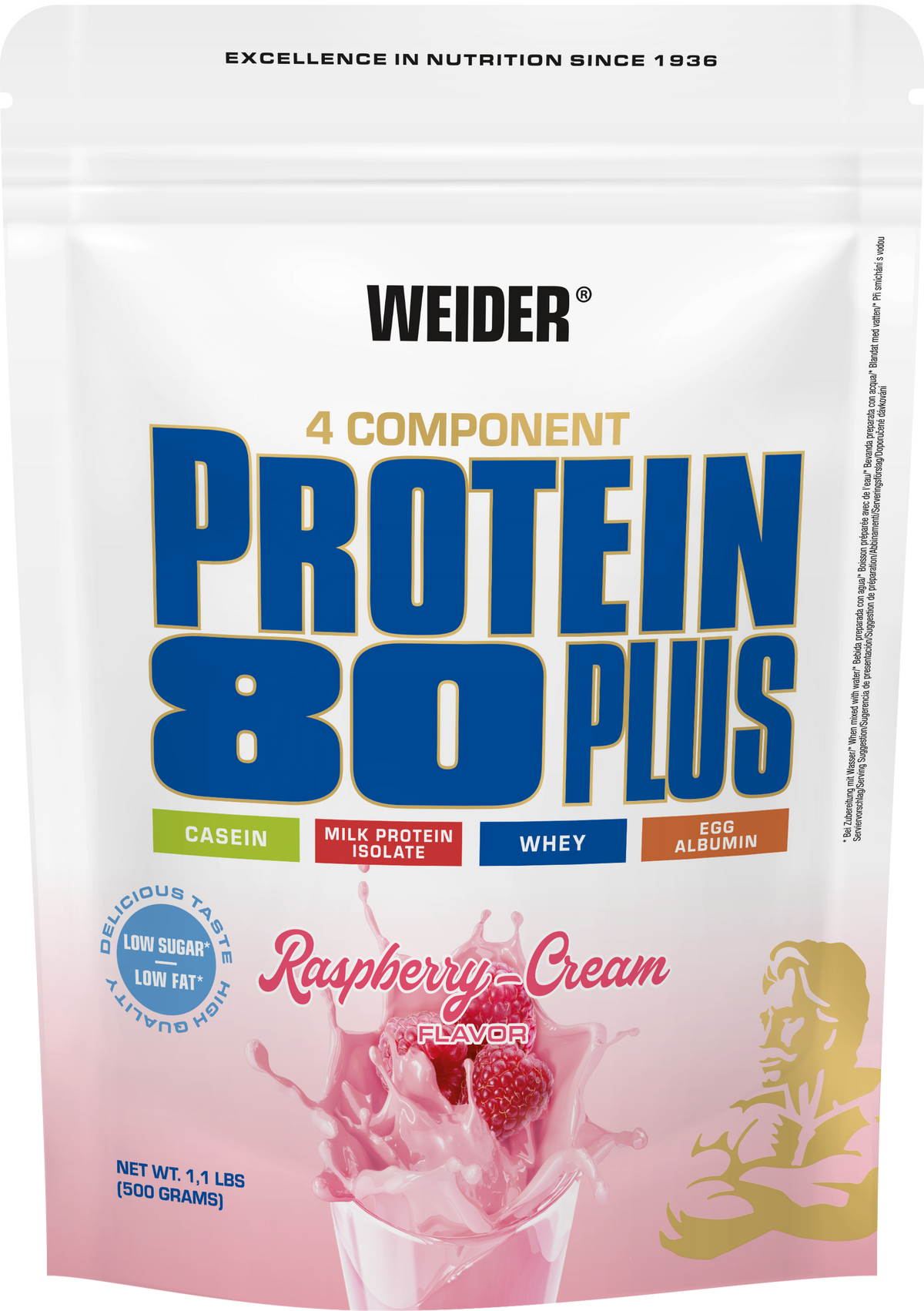 Protein 80 Plus (500g) Himbeer-Sahne