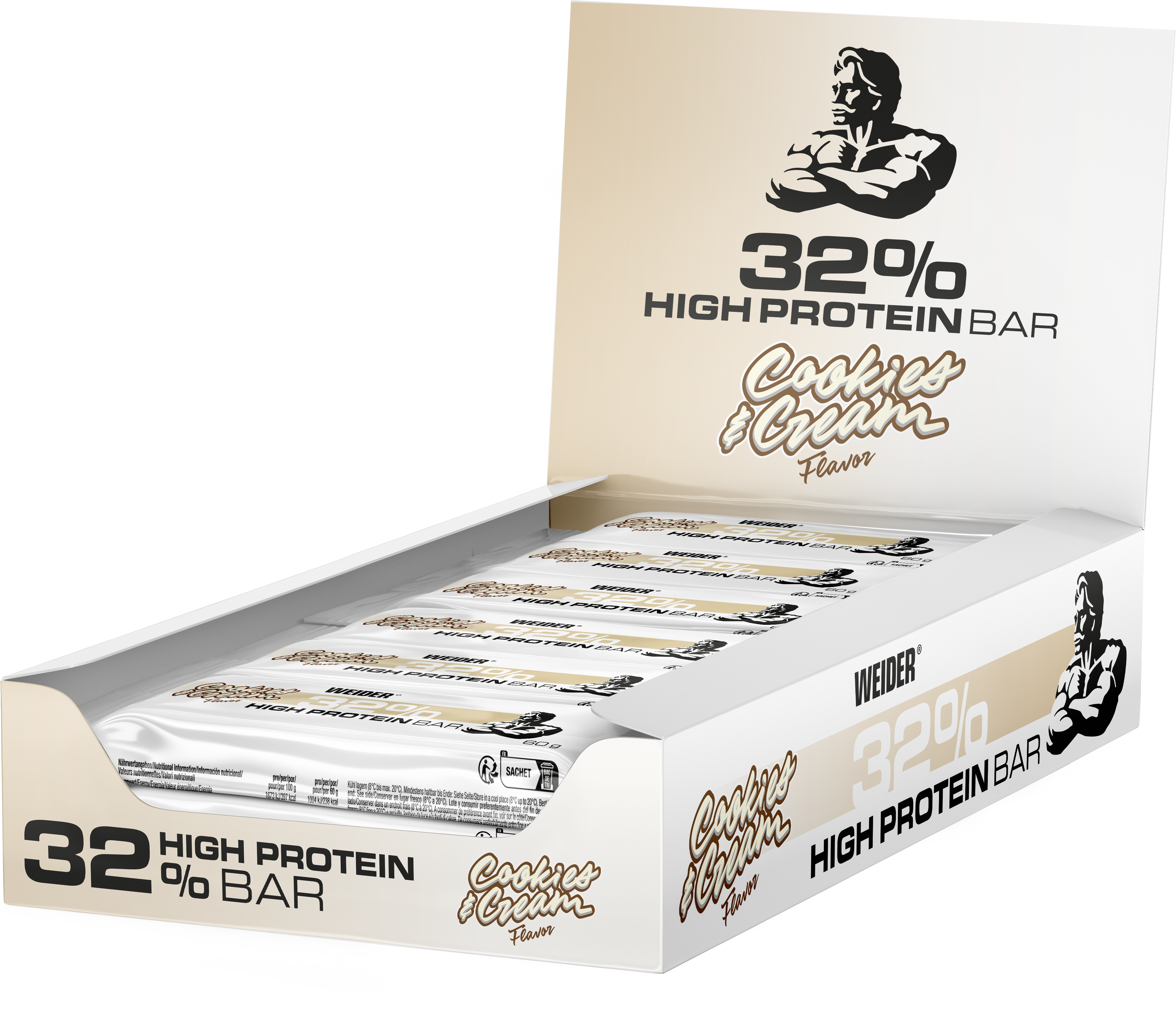 Barre protéinée à 32 % (12 x 60 g)