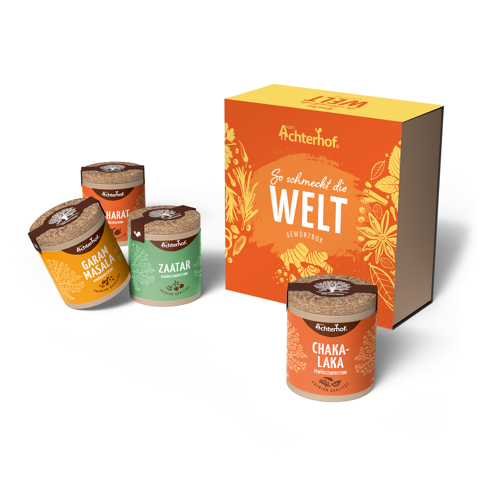 Coffret d'épices Le goût du monde
