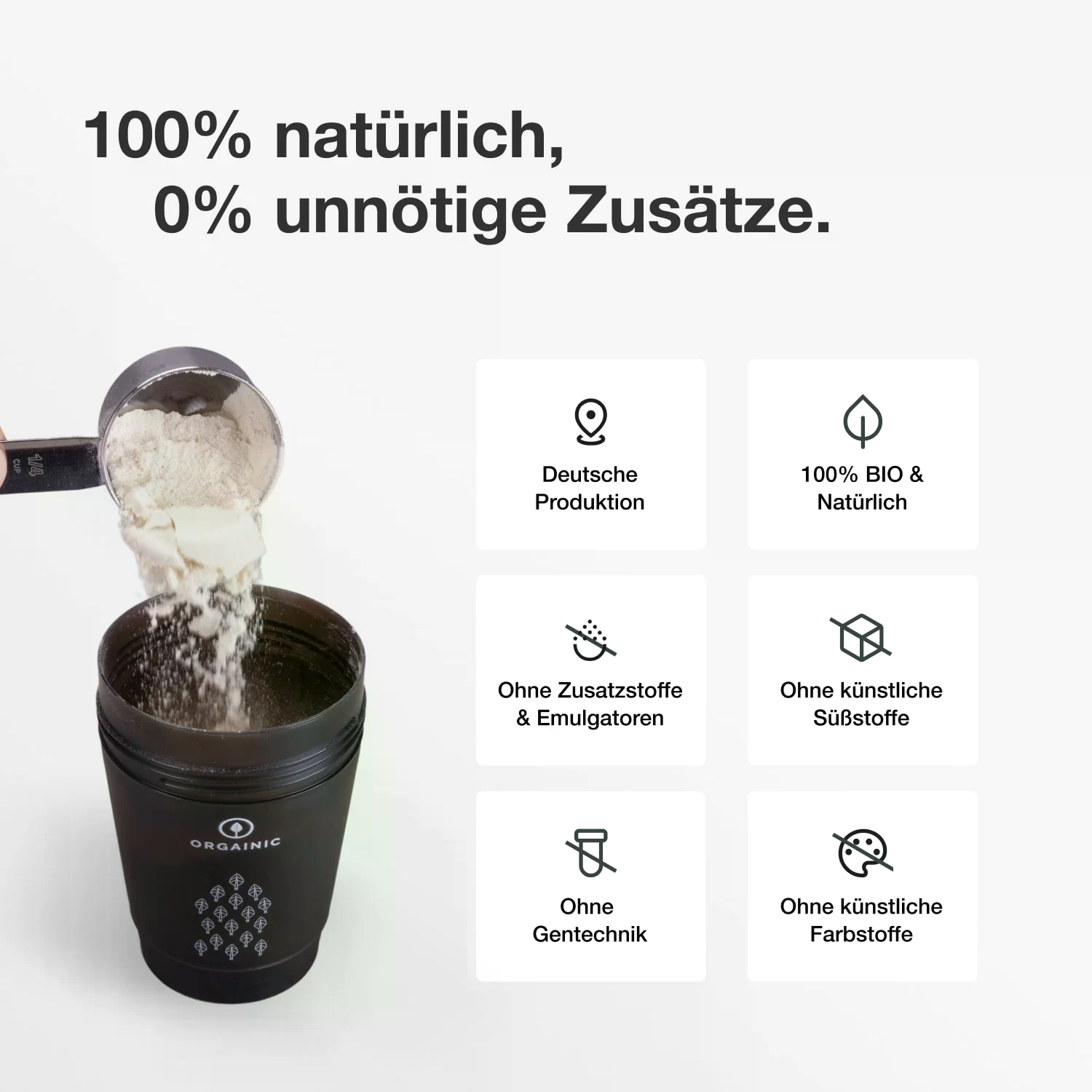 Protéines de lactosérum bio (1000g)